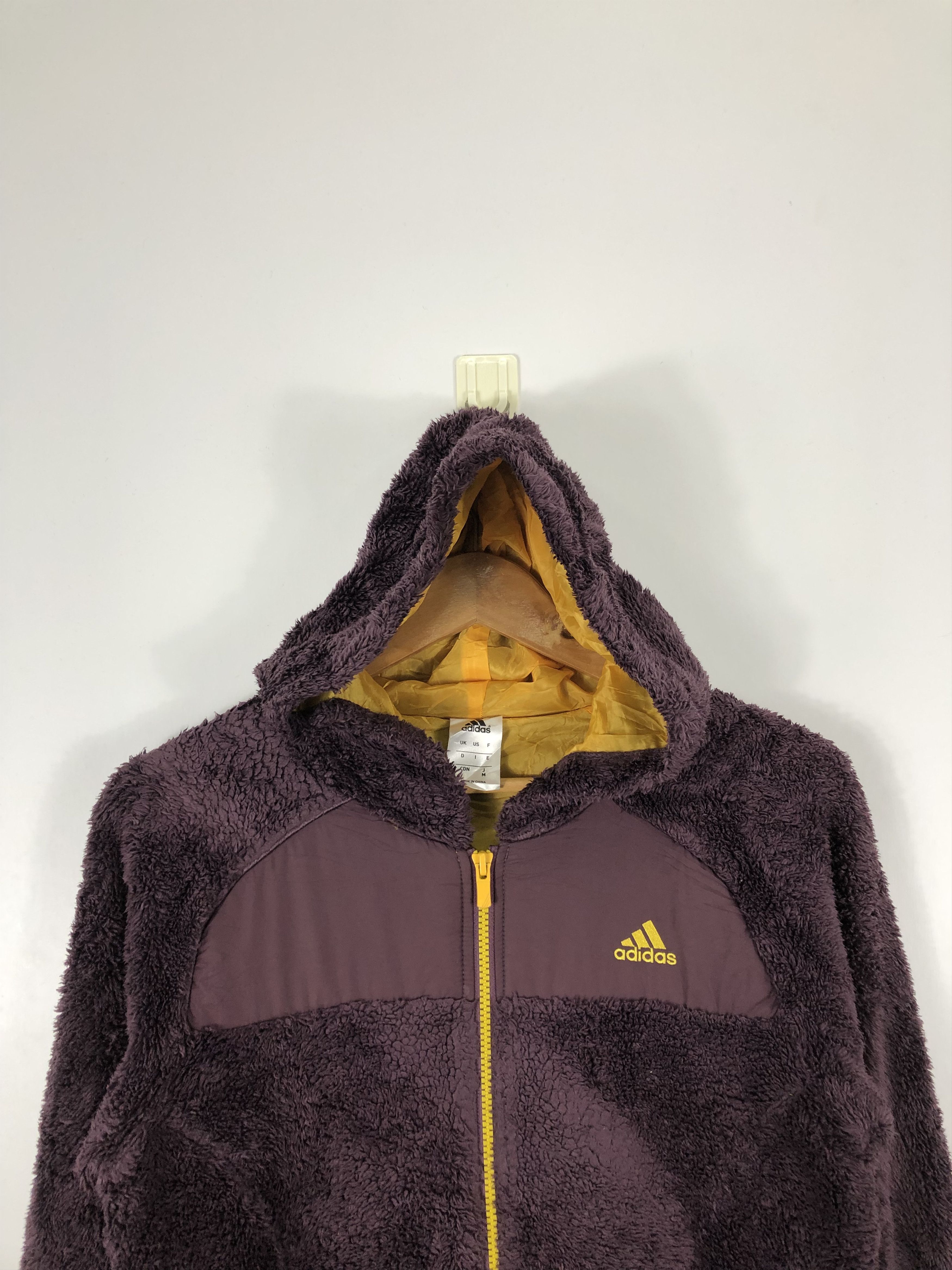 Adidas × Vintage Vintage Adidas Fleece Jacket Hoodie Size US M / EU 48-50 / 2 - 2 Thumbnail