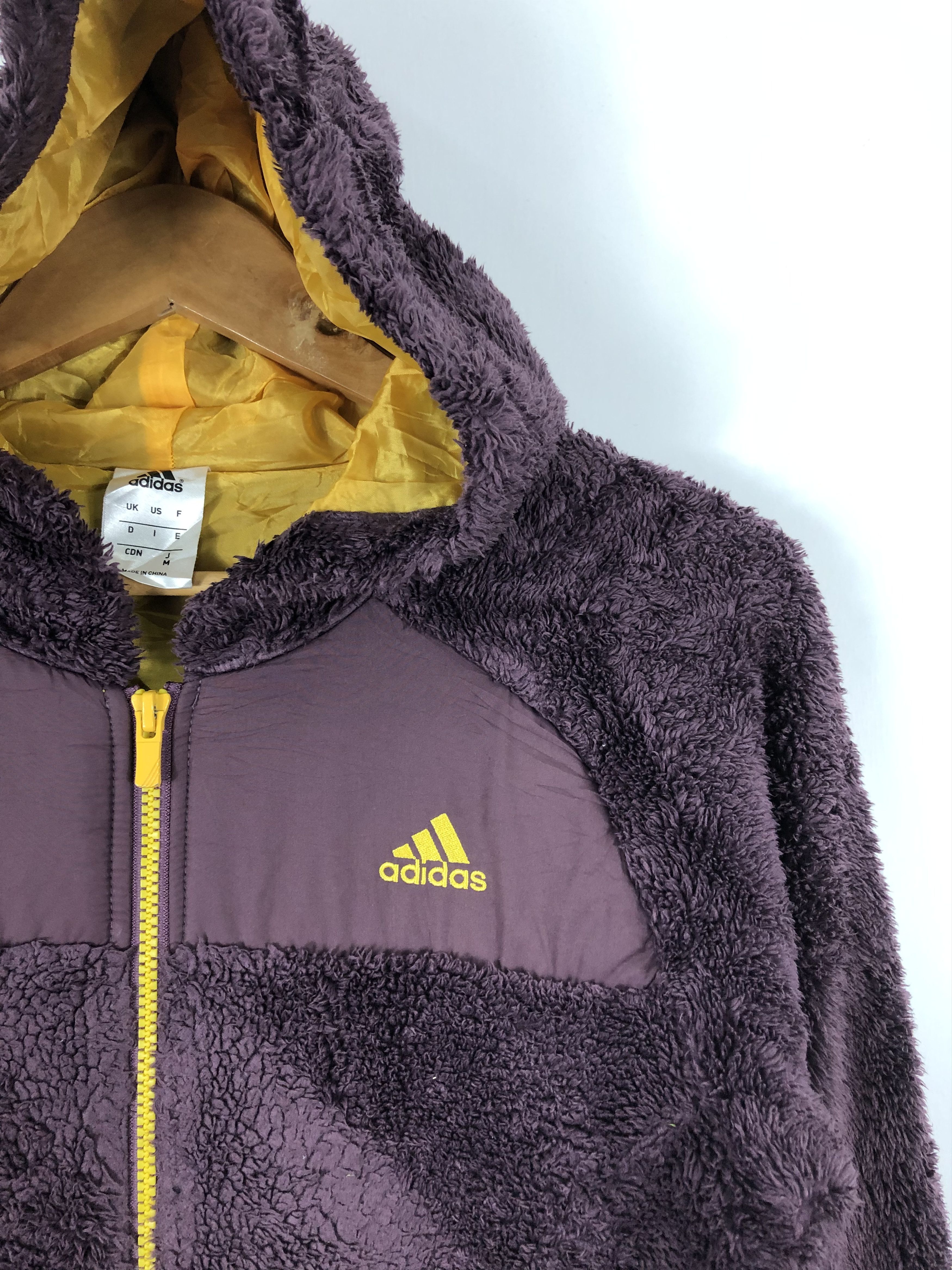 Adidas × Vintage Vintage Adidas Fleece Jacket Hoodie Size US M / EU 48-50 / 2 - 6 Thumbnail