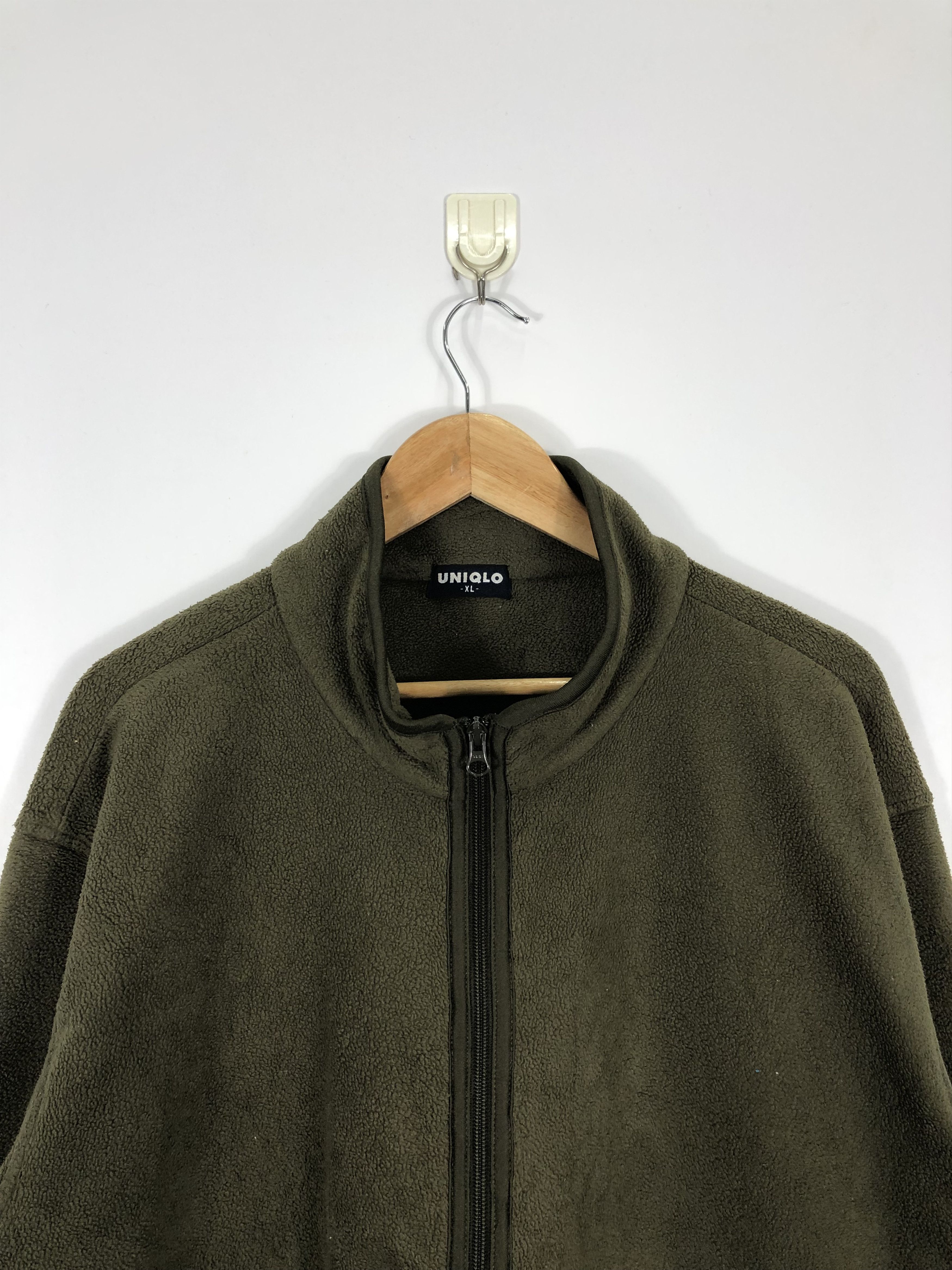 Japanese Brand Japanese Brand Uniqlo Military Style Fleece Jacket J0558 Size US XL / EU 56 / 4 - 2 Thumbnail
