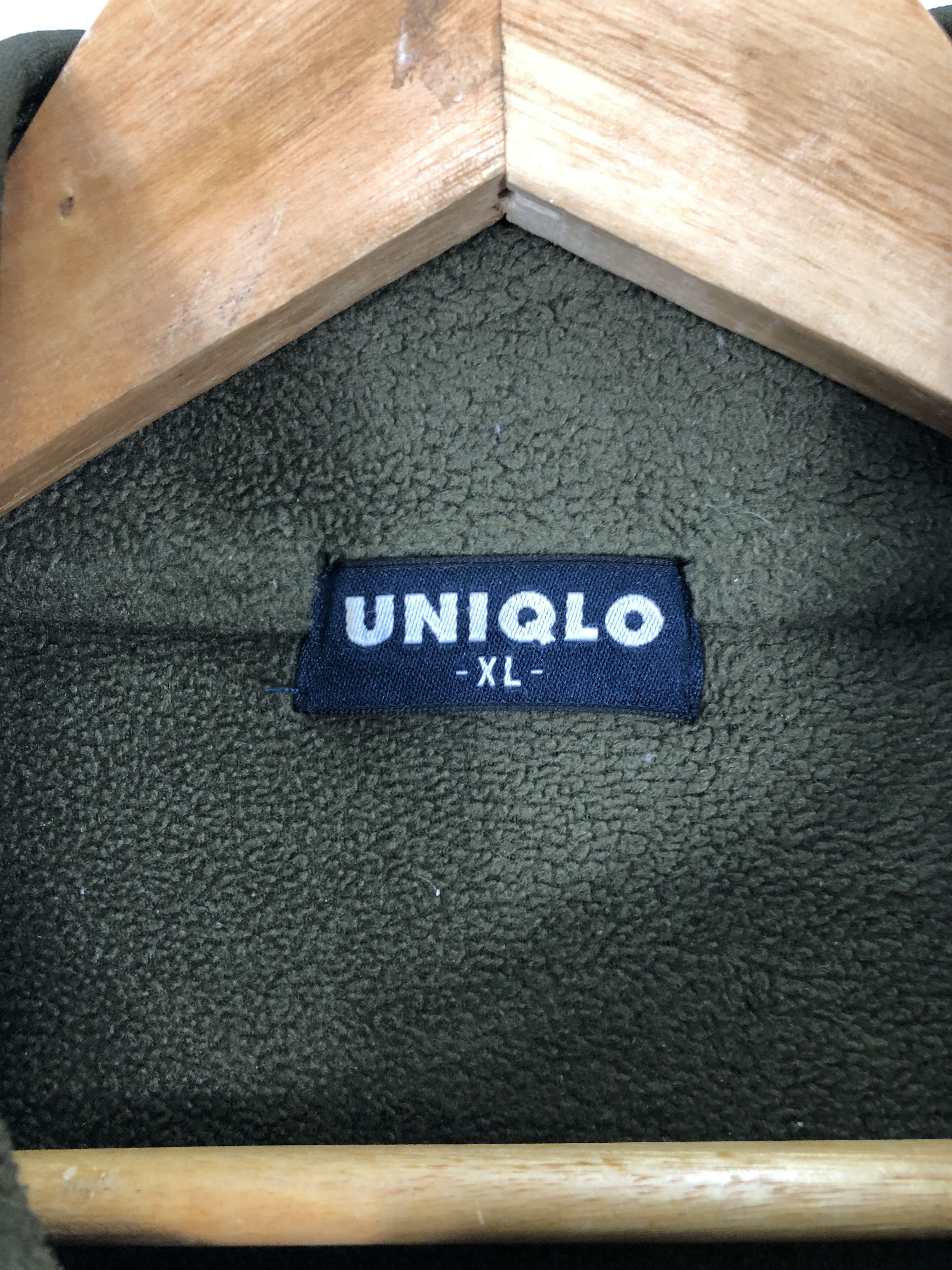 Japanese Brand Japanese Brand Uniqlo Military Style Fleece Jacket J0558 Size US XL / EU 56 / 4 - 6 Thumbnail