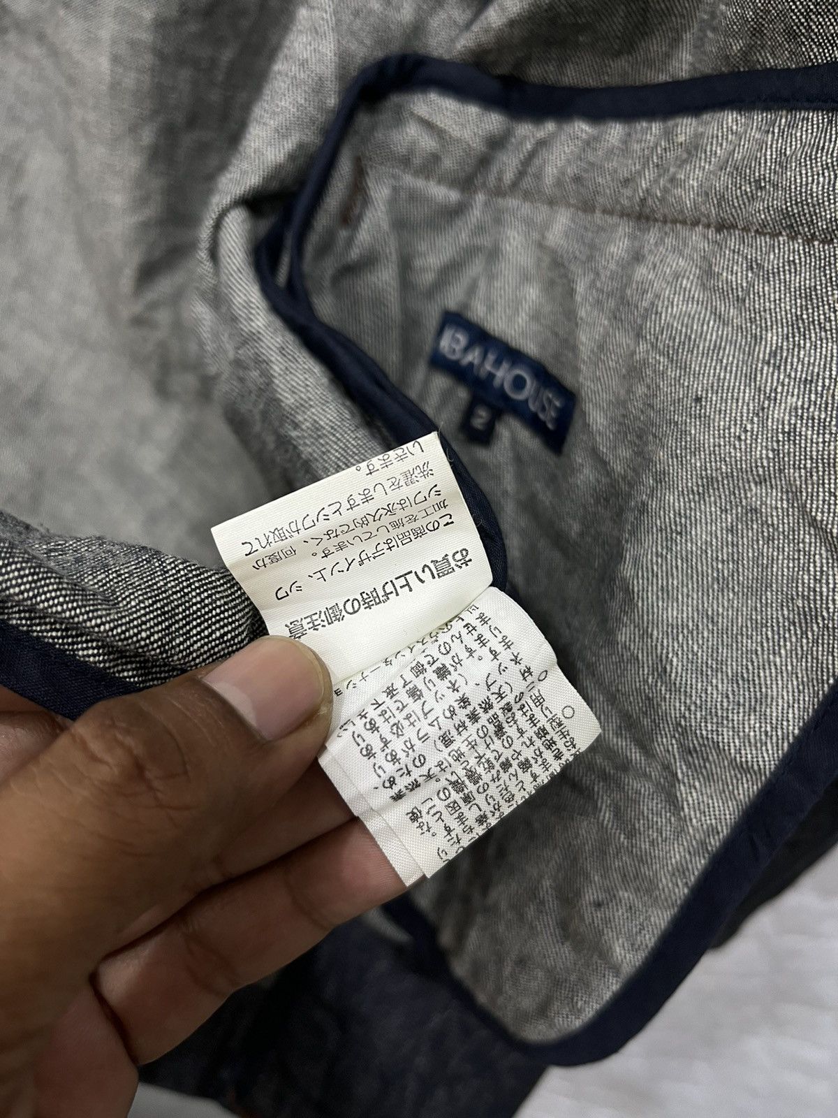 ABAHOUSE B71. ABAHOUSE DENIM JACKET Size US M / EU 48-50 / 2 - 6 Thumbnail