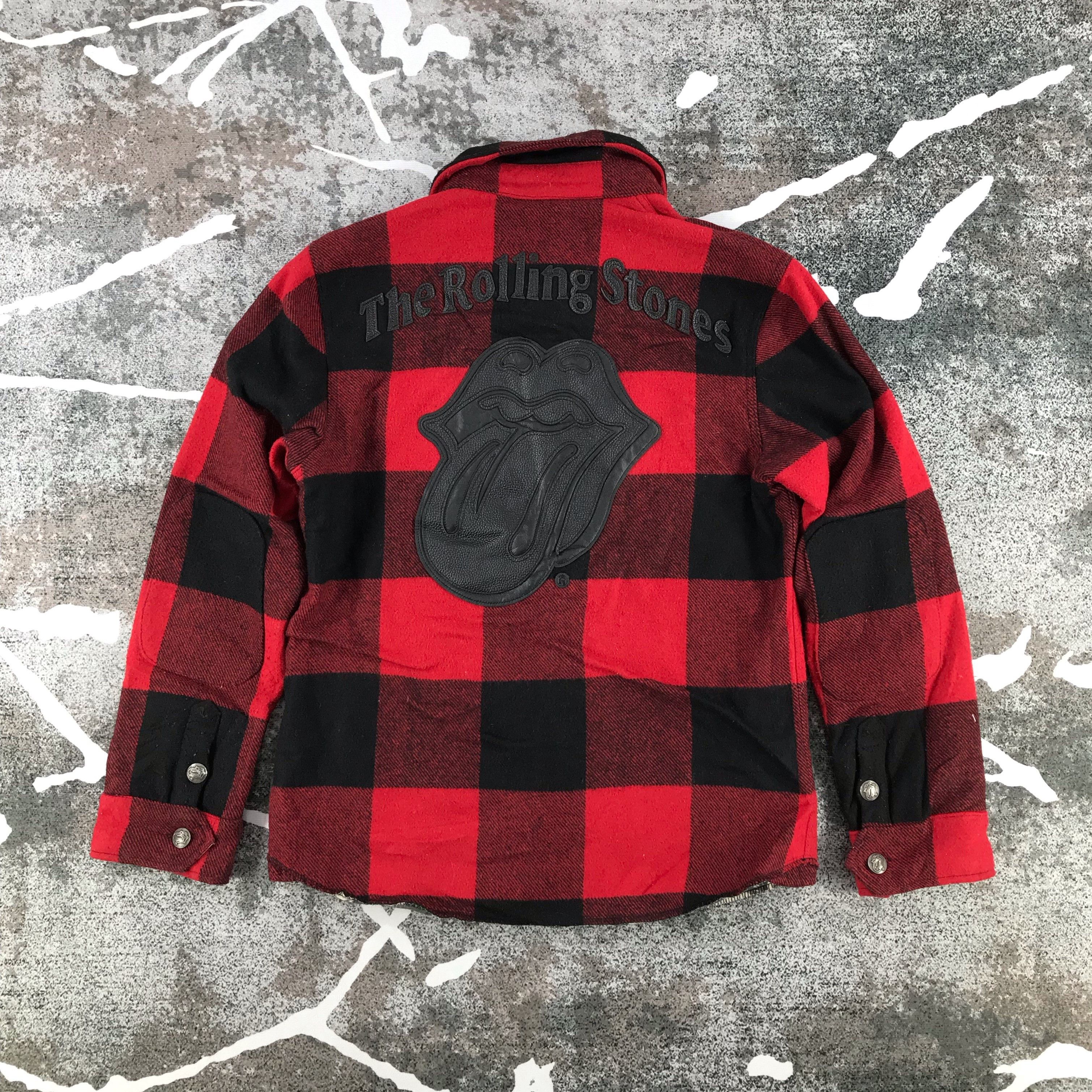 Jack Rose Jack Rose Vintage x The Rolling Stones Flannel Jacket