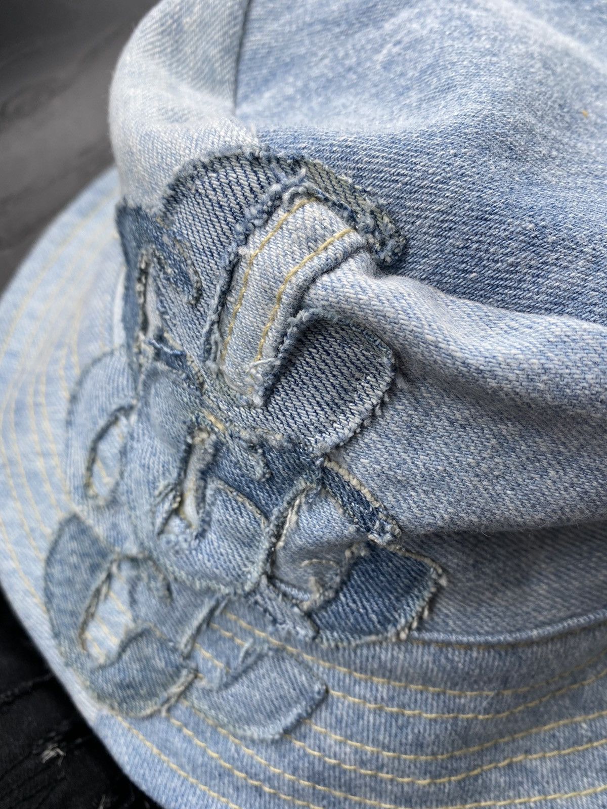 Gallery Dept. Gallery Dept Denim Logo Bucket Hat Size ONE SIZE - 6 Thumbnail