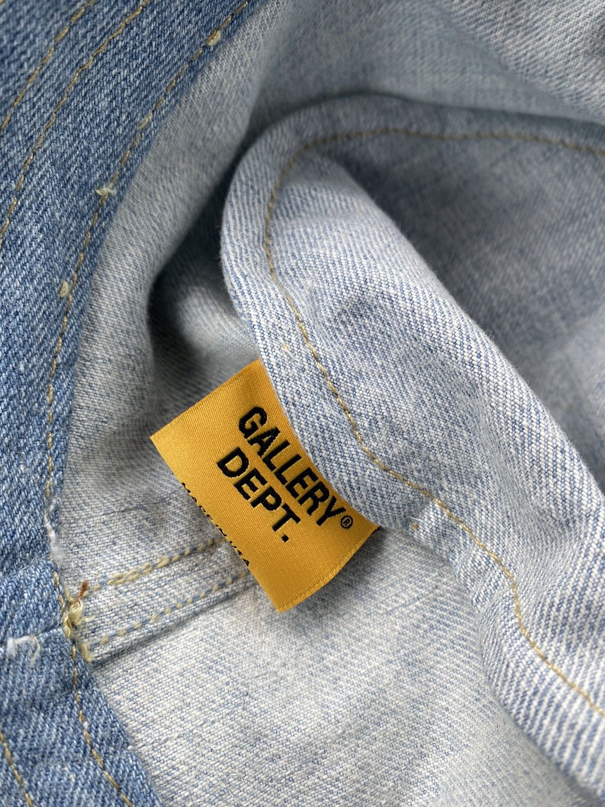 Gallery Dept. Gallery Dept Denim Logo Bucket Hat Size ONE SIZE - 7 Thumbnail