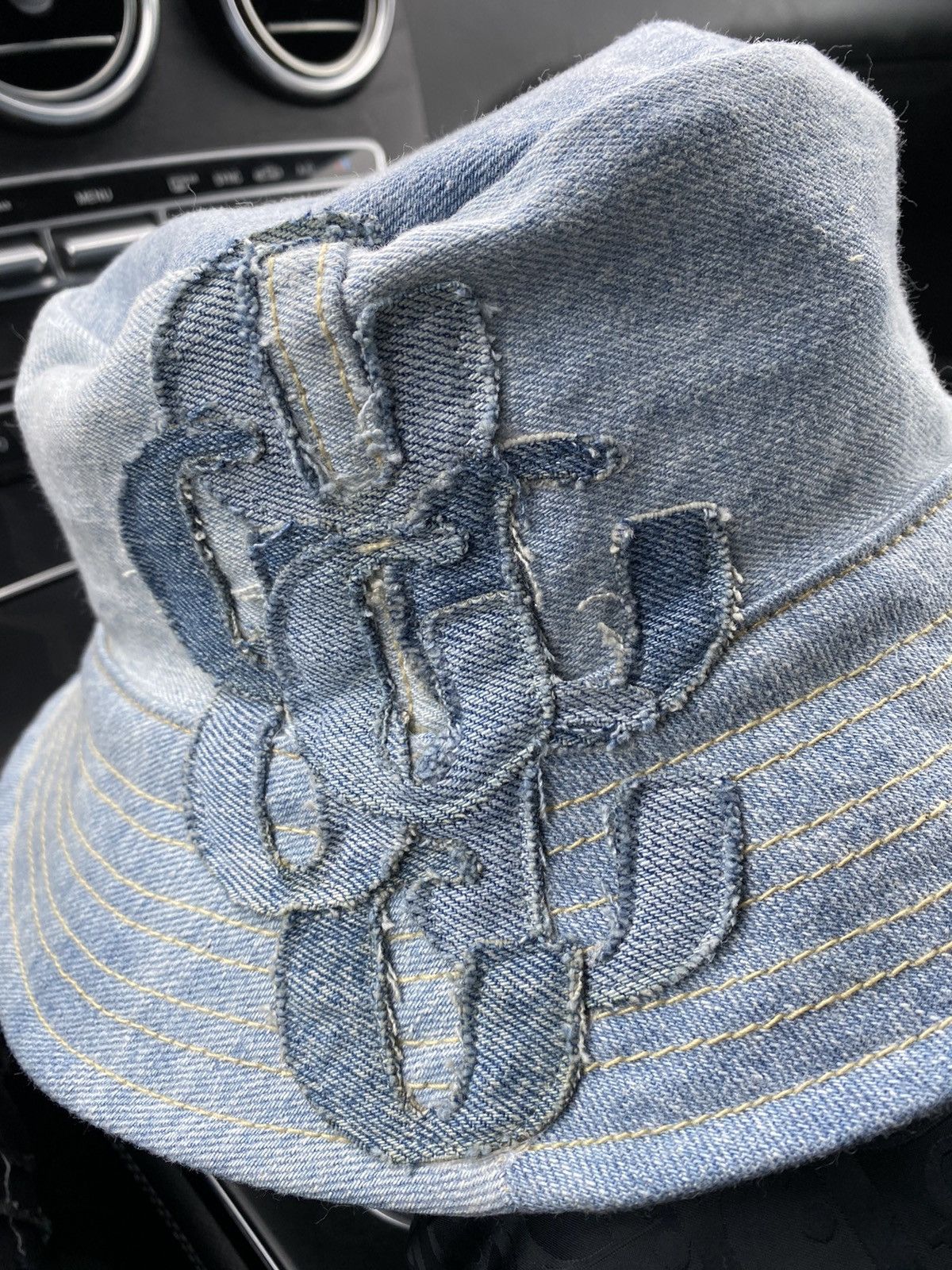 Gallery Dept. Gallery Dept Denim Logo Bucket Hat Size ONE SIZE - 3 Thumbnail