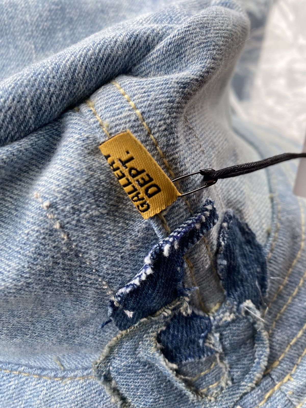 Gallery Dept. Gallery Dept Denim Logo Bucket Hat Size ONE SIZE - 4 Thumbnail