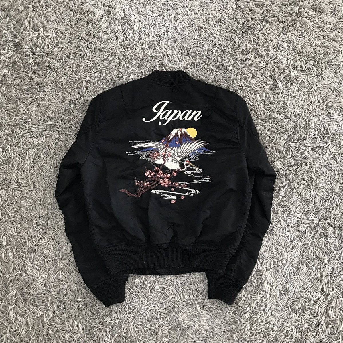 Japanese Brand Sukajan Crane bomber jacket Size M / US 6-8 / IT 42-44 - 1 Thumbnail