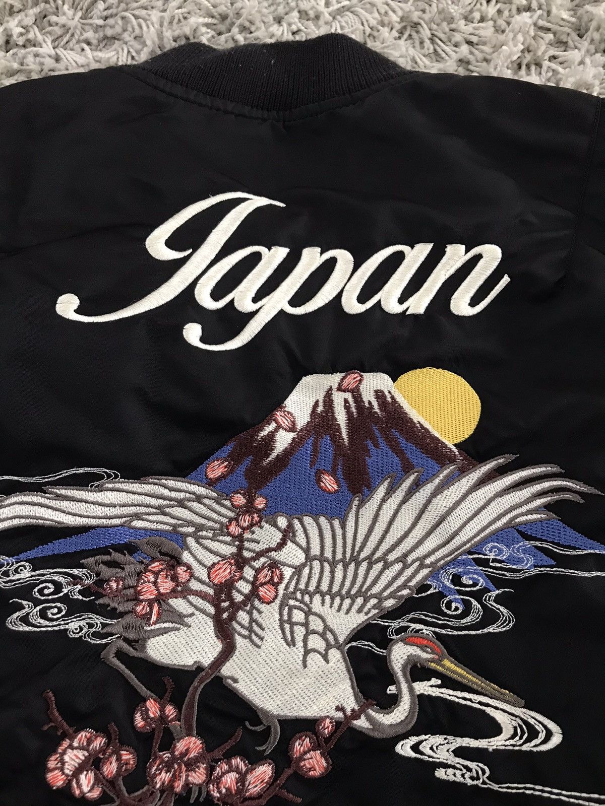 Japanese Brand Sukajan Crane bomber jacket Size M / US 6-8 / IT 42-44 - 3 Thumbnail