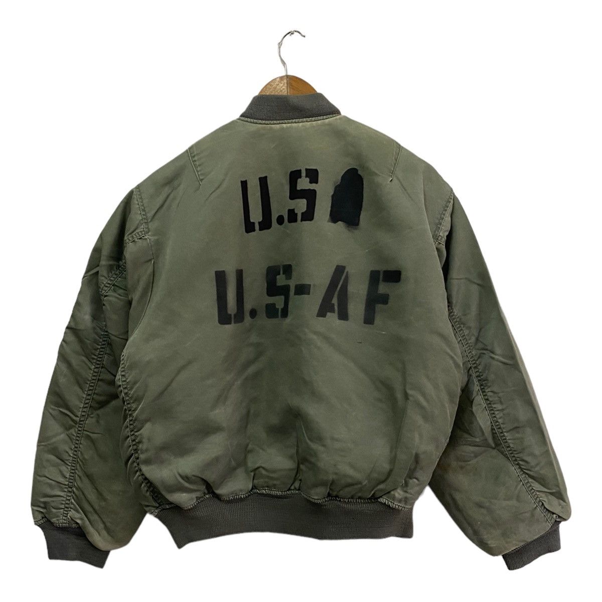 Converse VINTAGE CONVERSE USAF MA-1 FLIGHT BOMBER JACKET Size US XL / EU 56 / 4 - 2 Thumbnail