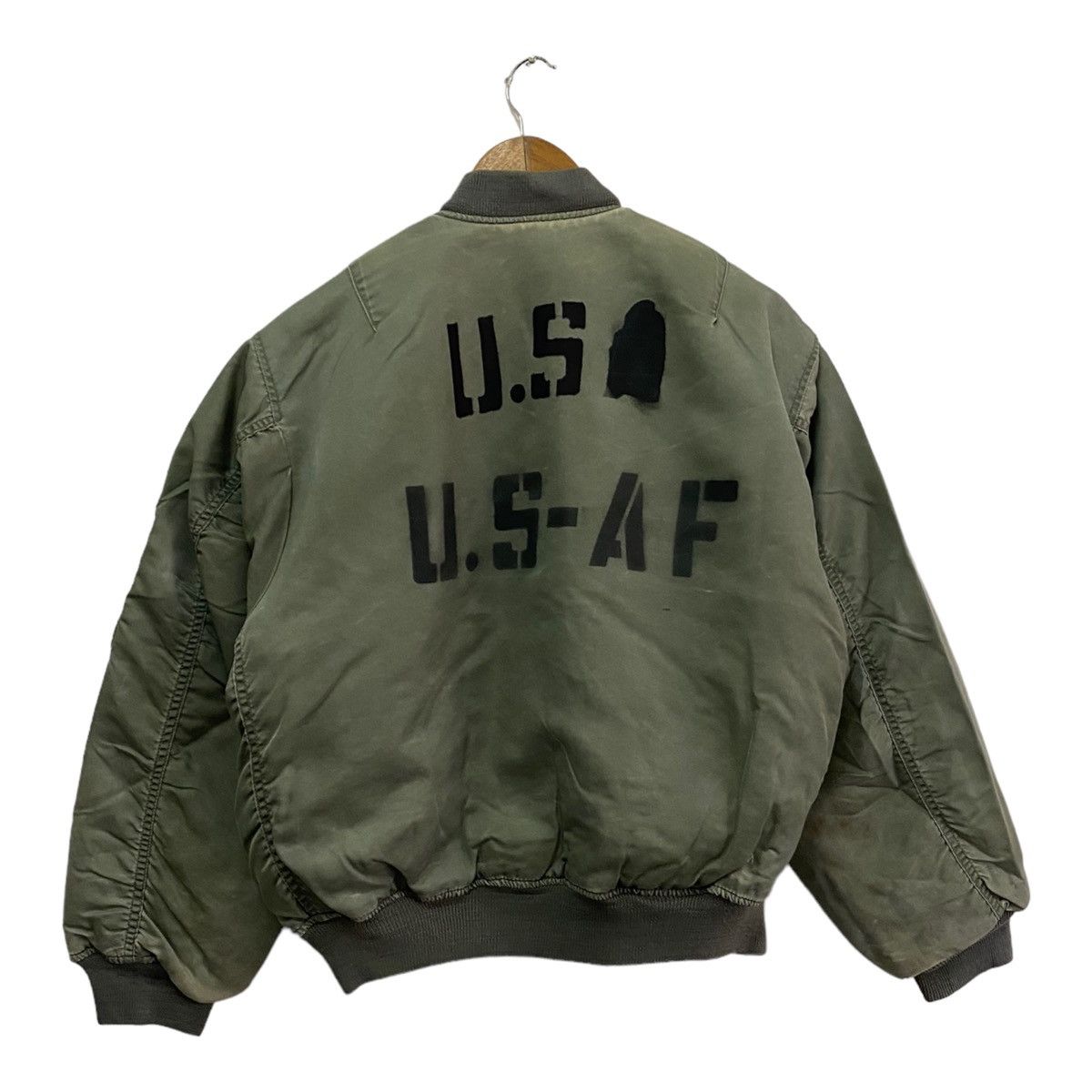Converse VINTAGE CONVERSE USAF MA-1 FLIGHT BOMBER JACKET Size US XL / EU 56 / 4 - 5 Thumbnail