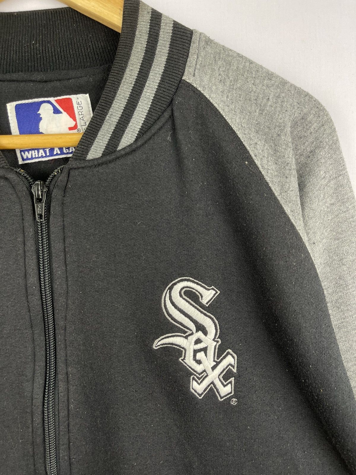 MLB Chicago Sox MLB Varsity Zipper Jacket Black Size US L / EU 52-54 / 3 - 2 Thumbnail