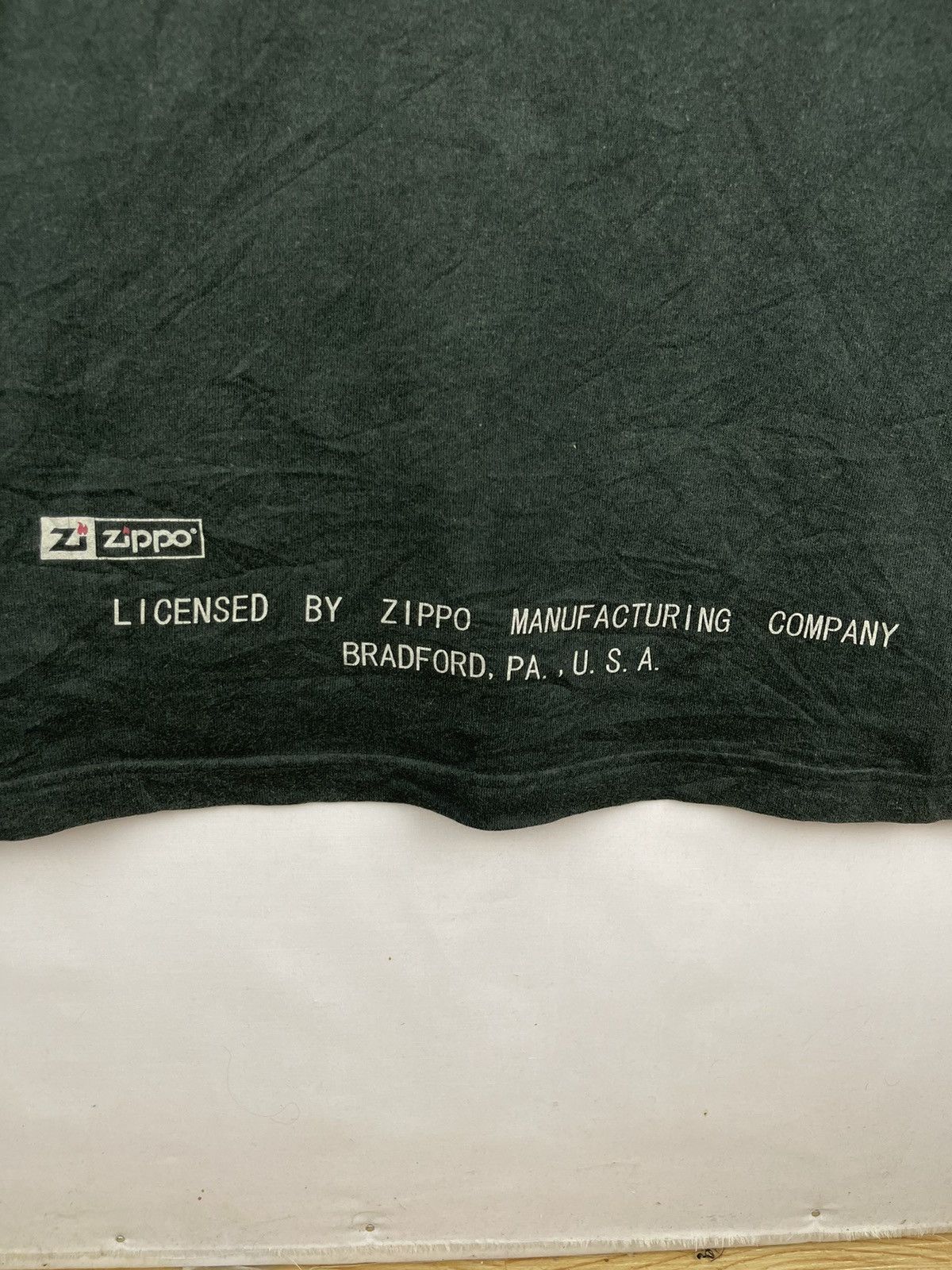 Vintage × Zippo Vintage Zippo Long Sleeve Shirt Black Size US XXL / EU 58 / 5 - 6 Thumbnail