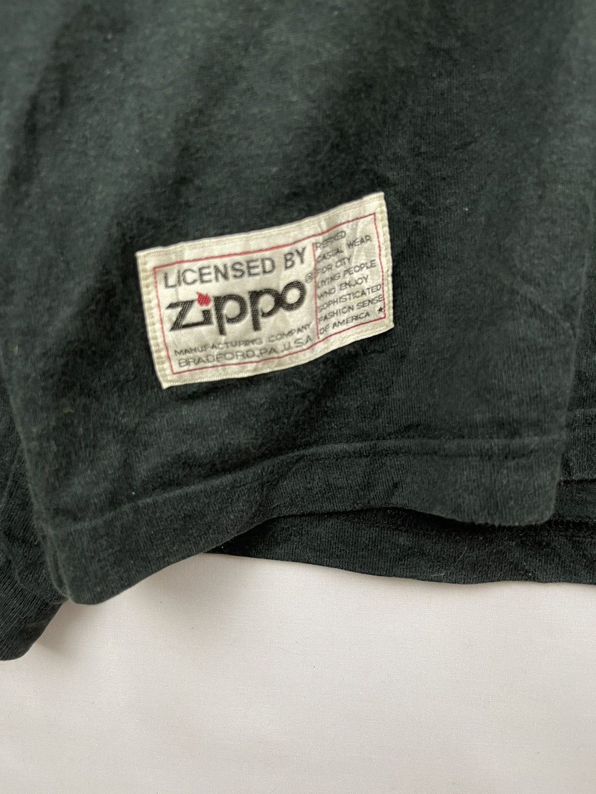 Vintage × Zippo Vintage Zippo Long Sleeve Shirt Black Size US XXL / EU 58 / 5 - 4 Thumbnail