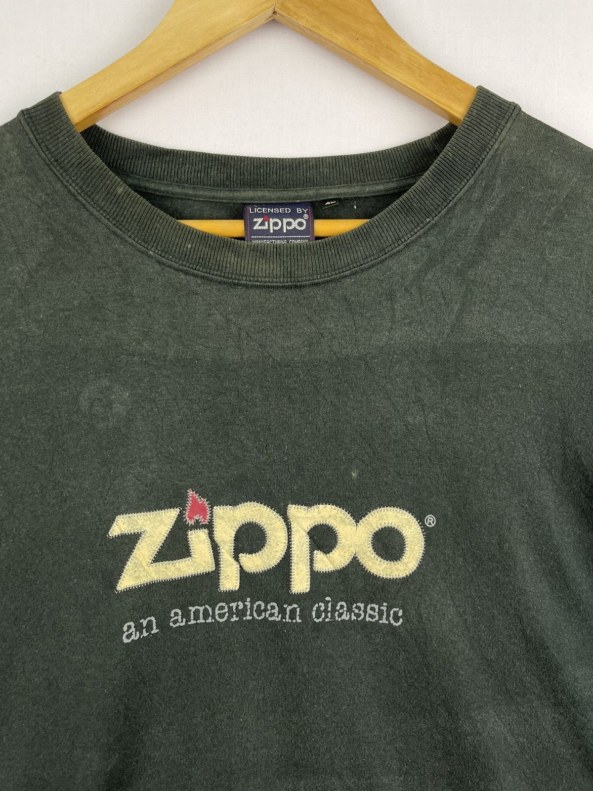 Vintage × Zippo Vintage Zippo Long Sleeve Shirt Black Size US XXL / EU 58 / 5 - 2 Thumbnail
