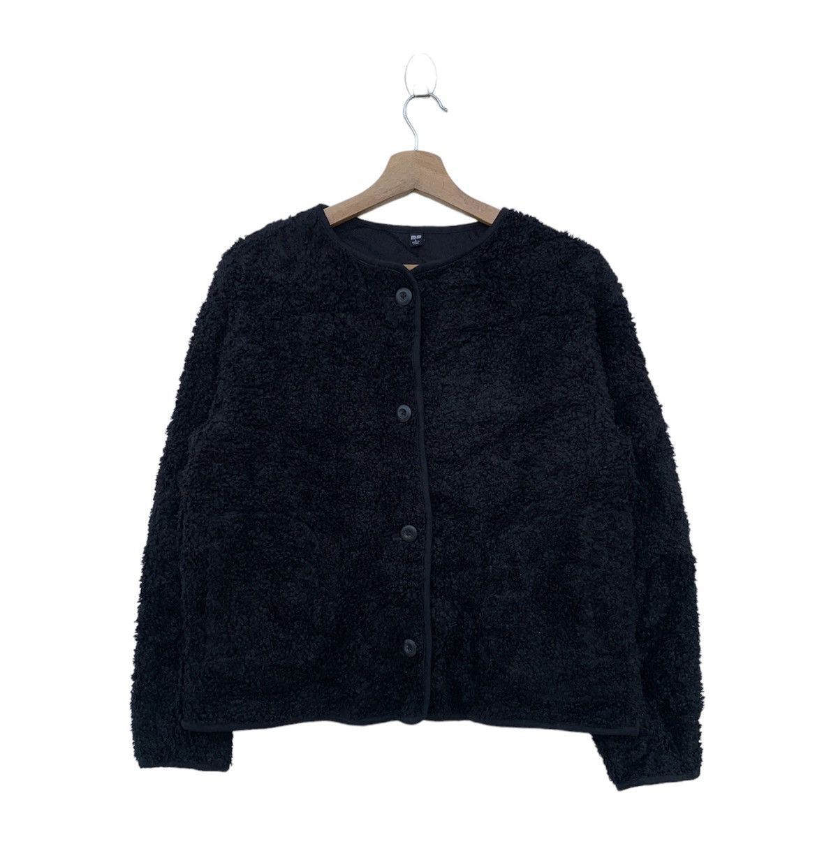 Vintage Uniqlo Fleece Button Up Jacket
