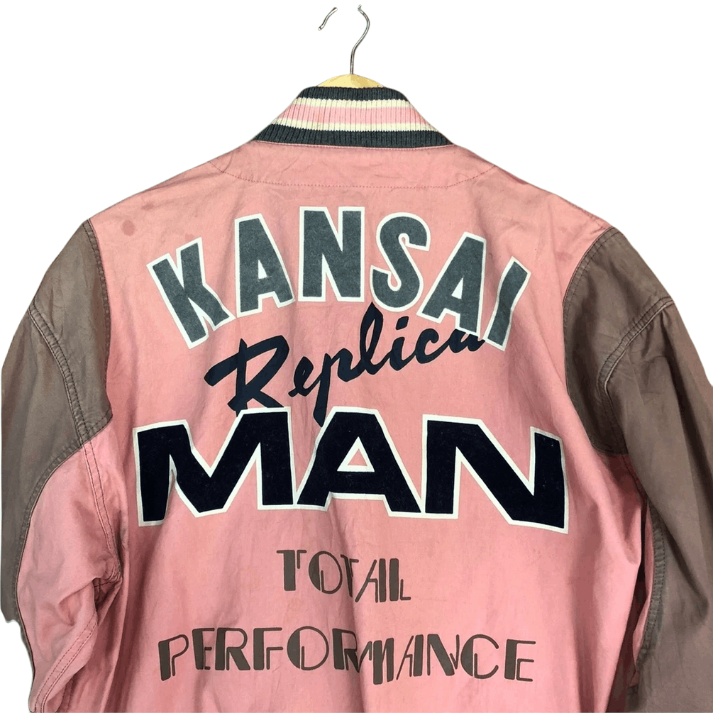 Kansai Yamamoto Rare Kansai Man Varsity Jacket by KANSAI YAMAMOTO Size US L / EU 52-54 / 3 - 12 Thumbnail