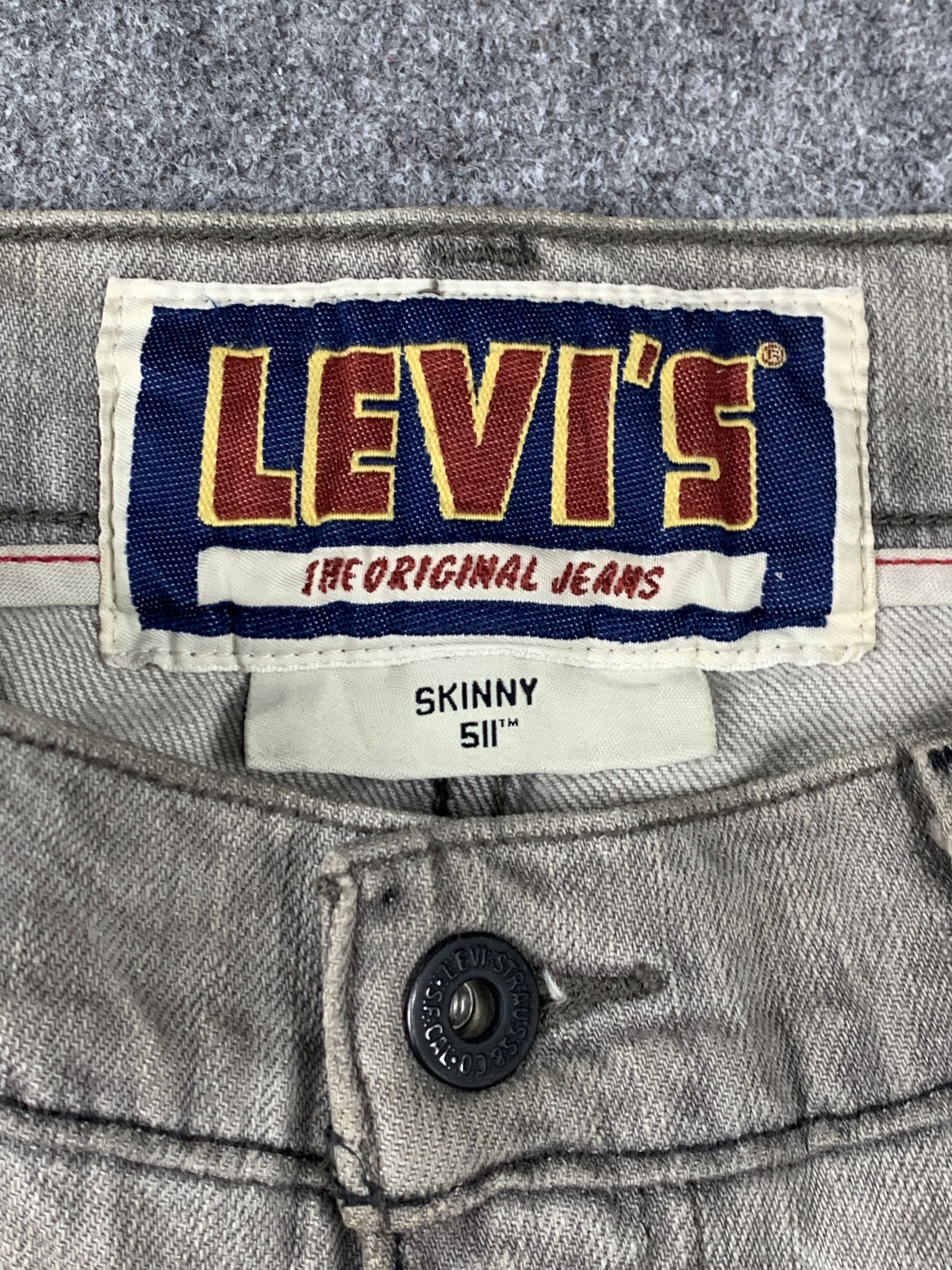 Levi's Vintage Levis 511 Faded Black Jeans DP2002 Size US 32 / EU 48 - 6 Thumbnail