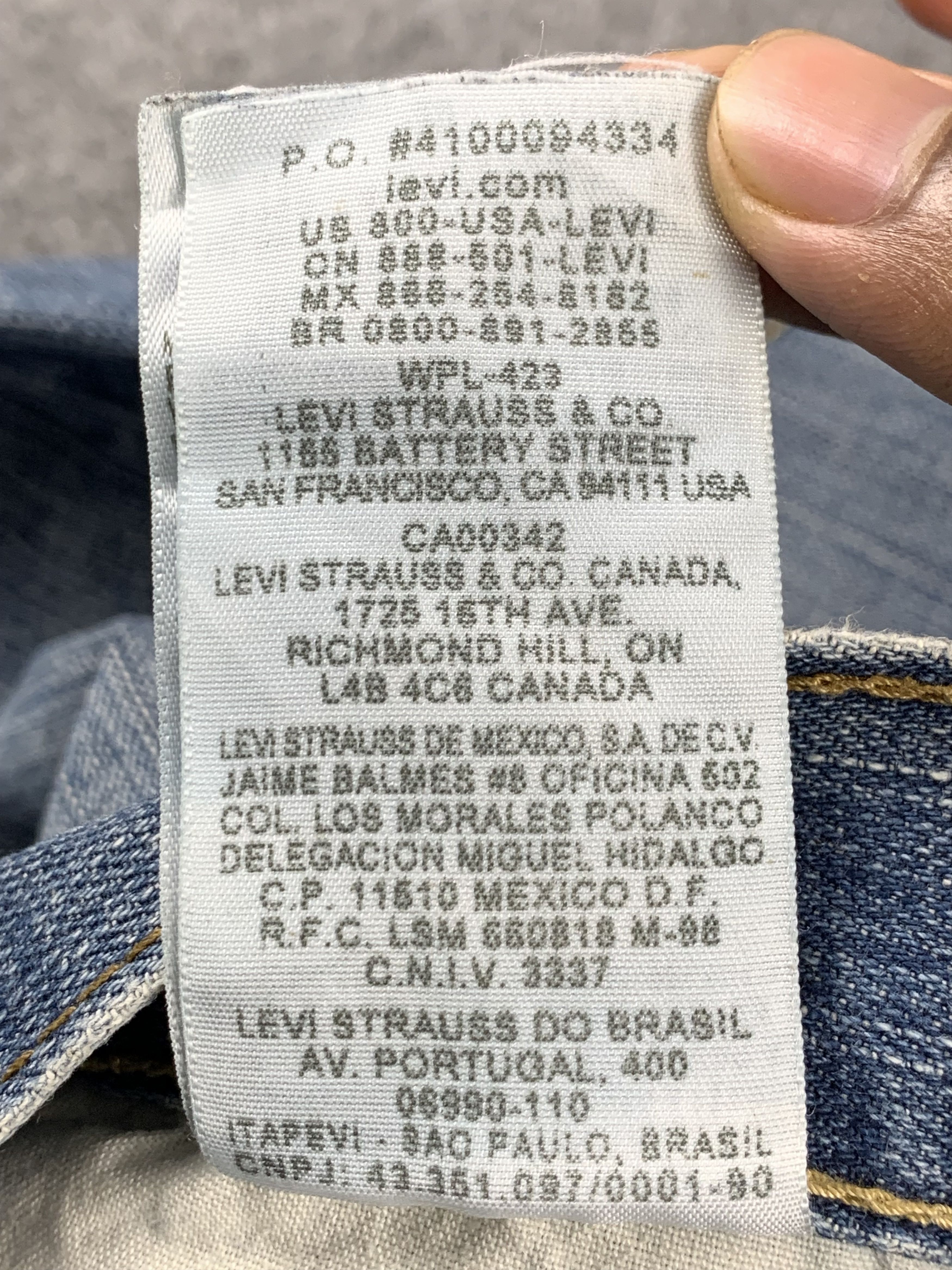 Levi's Vintage Levis 569 Faded Blue Jeans DP2003 Size US 40 / EU 56 - 16 Thumbnail