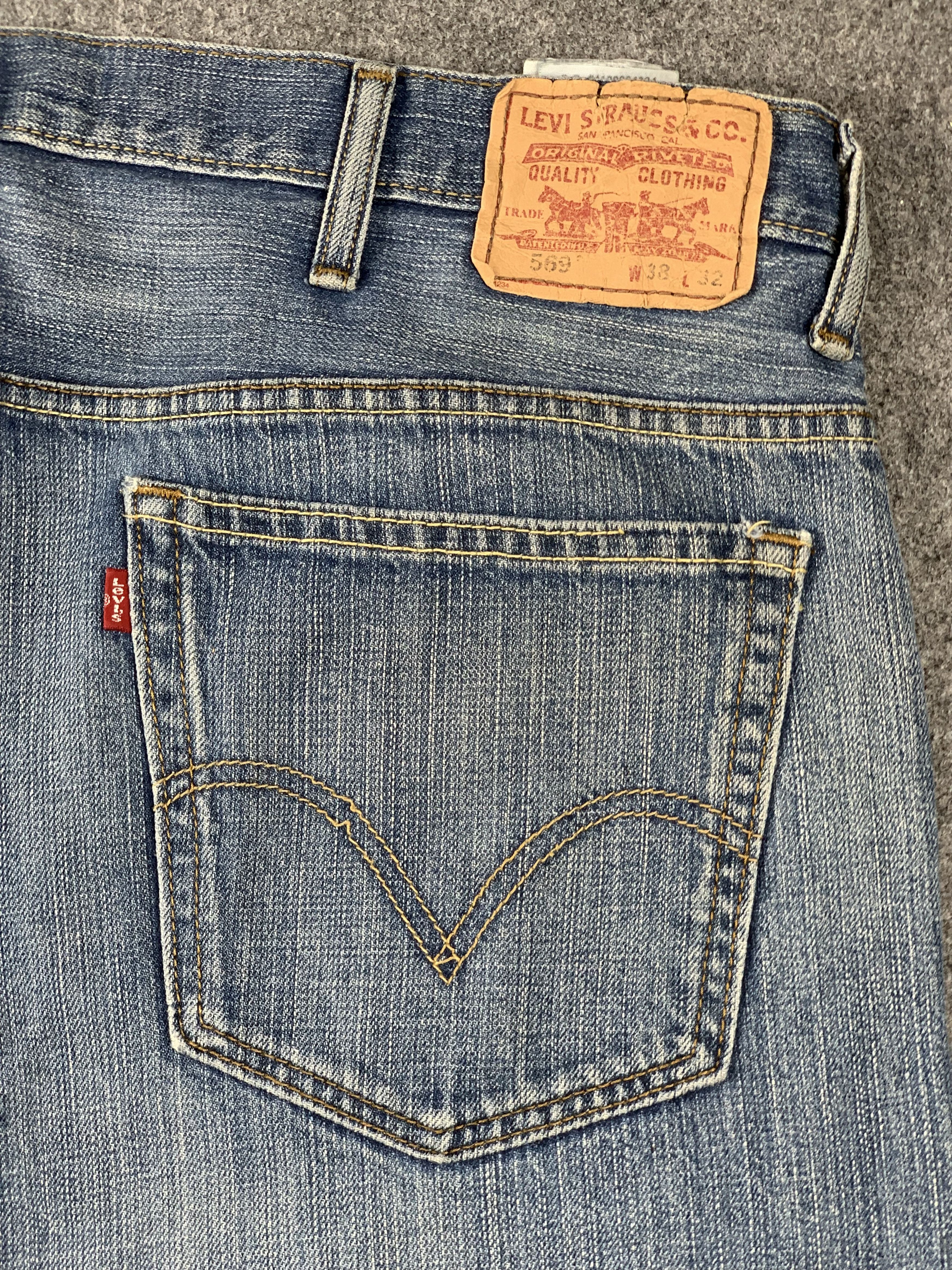 Levi's Vintage Levis 569 Faded Blue Jeans DP2003 Size US 40 / EU 56 - 21 Thumbnail