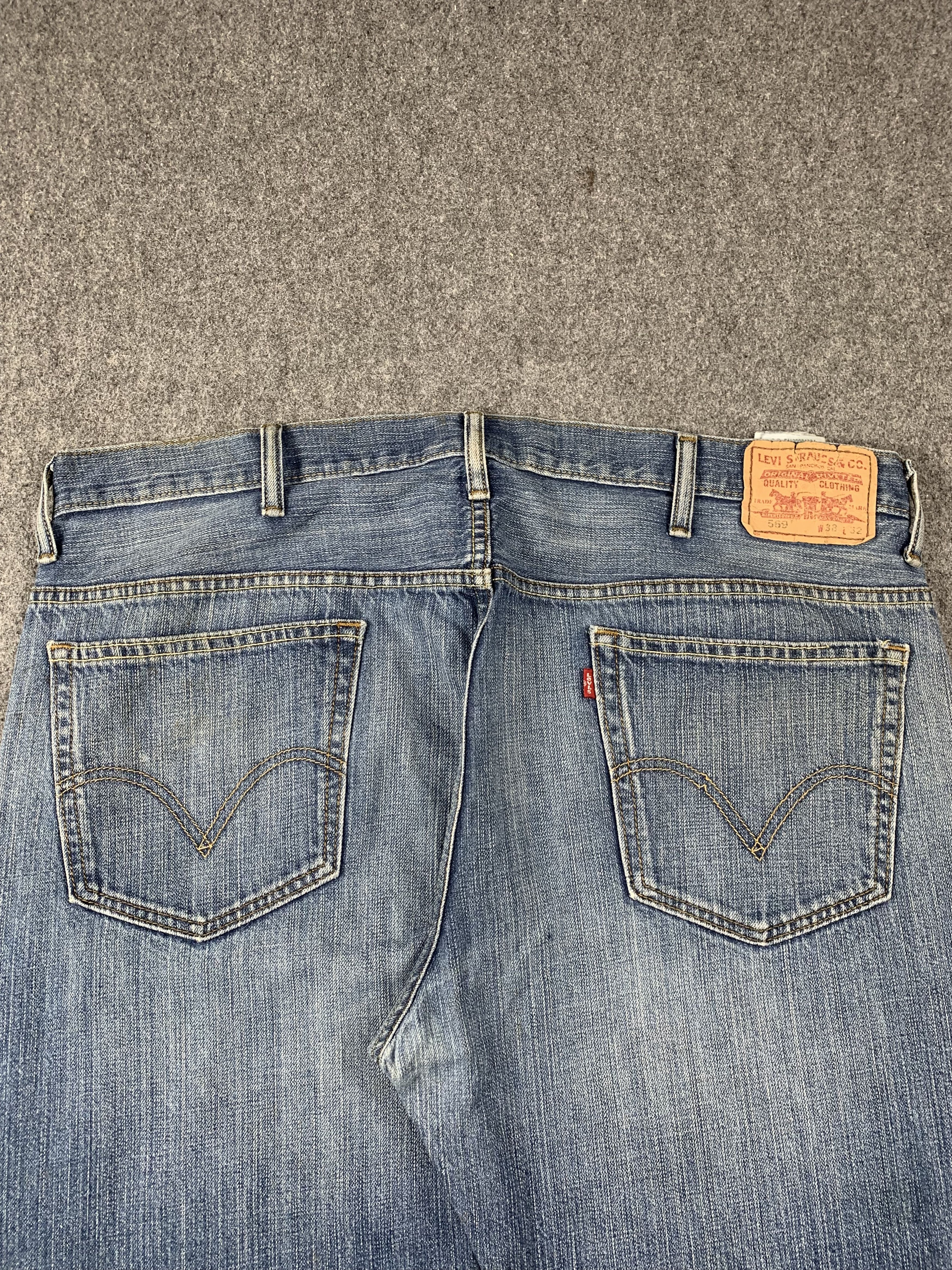 Levi's Vintage Levis 569 Faded Blue Jeans DP2003 Size US 40 / EU 56 - 4 Thumbnail