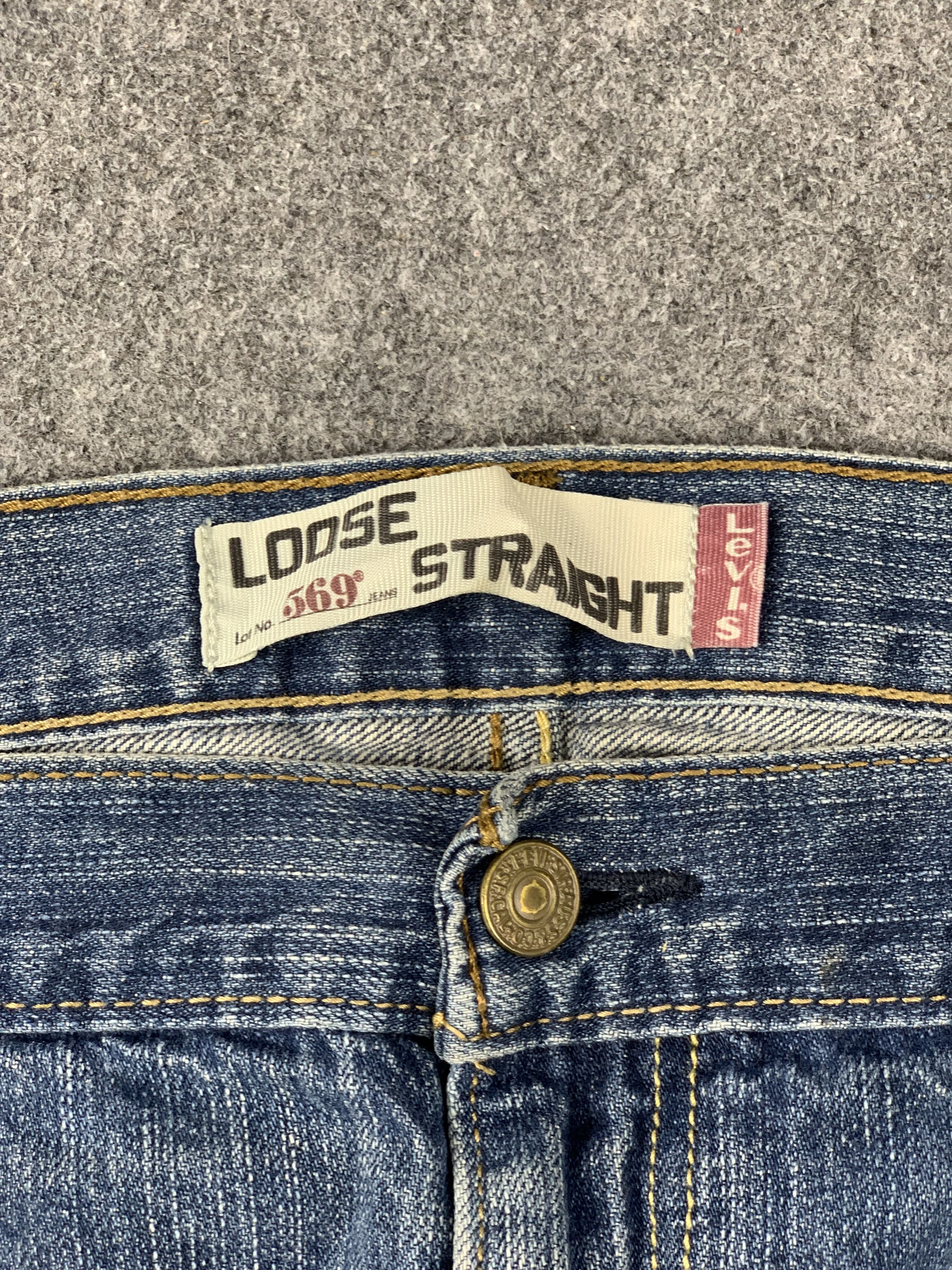 Levi's Vintage Levis 569 Faded Blue Jeans DP2003 Size US 40 / EU 56 - 7 Thumbnail