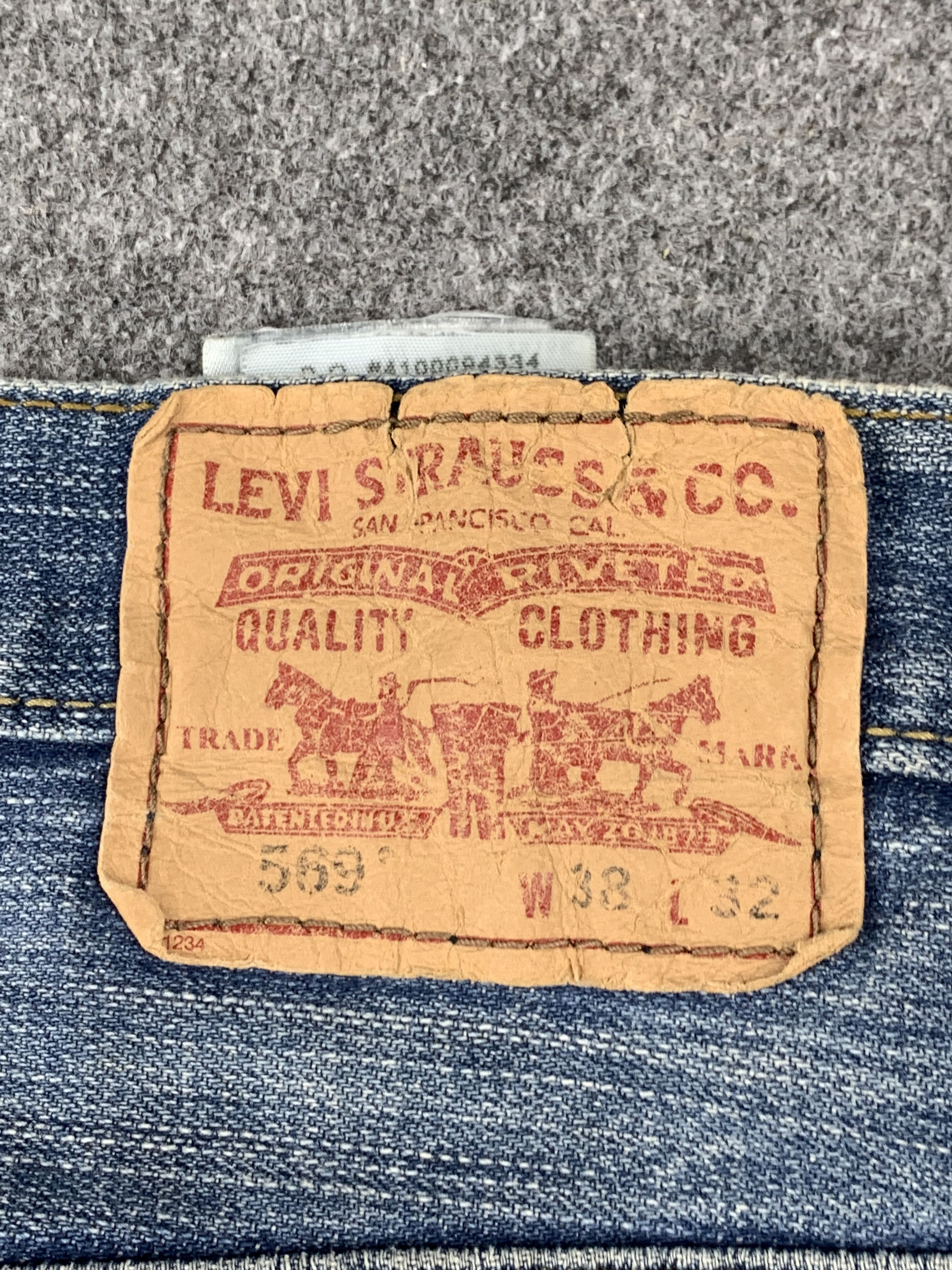 Levi's Vintage Levis 569 Faded Blue Jeans DP2003 Size US 40 / EU 56 - 5 Thumbnail
