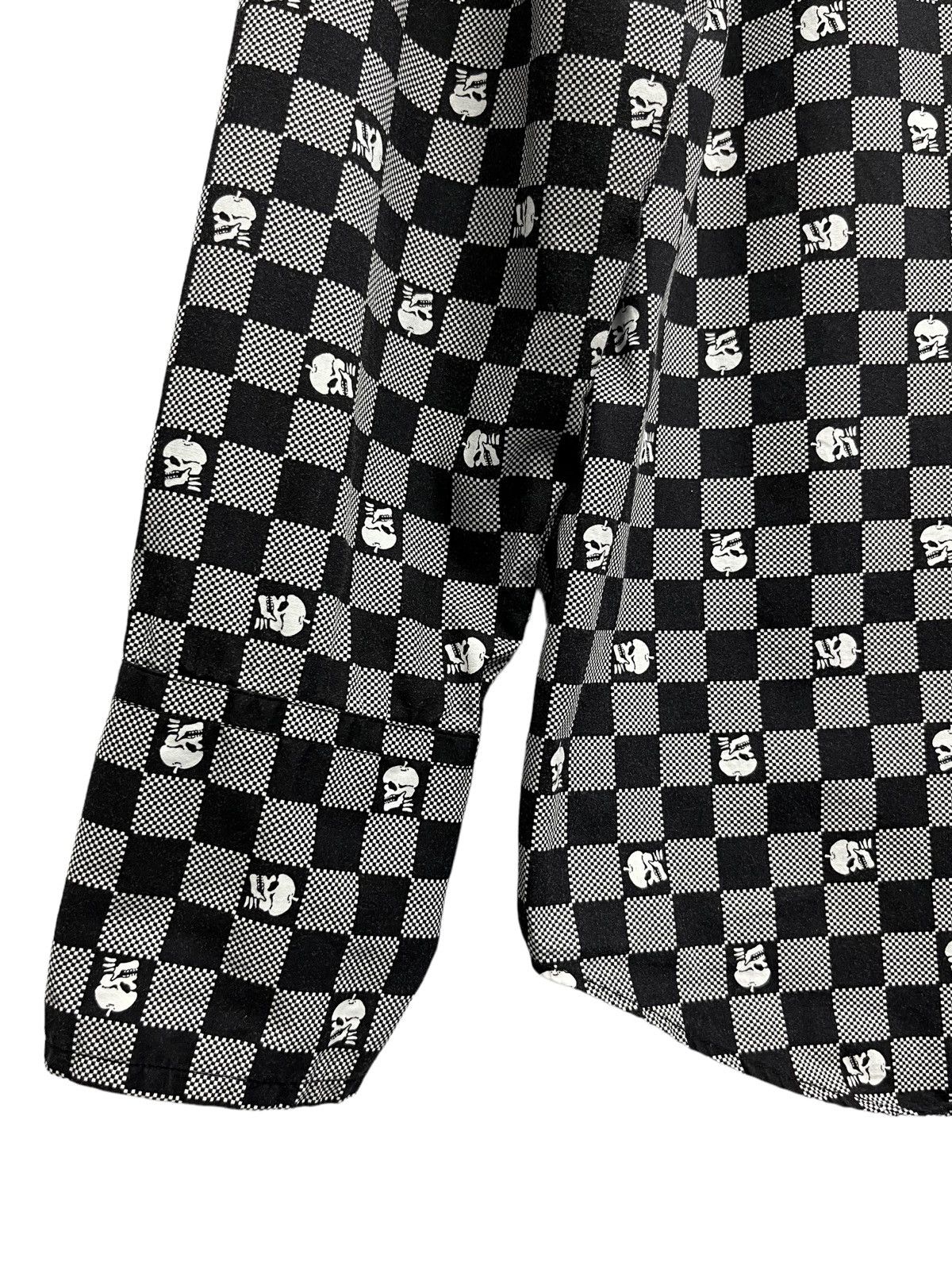 Takeo Kikuchi Vtg Designer TAKEO KIKUCHI JAPAN Skulls Checked Long Sleeve Size US S / EU 44-46 / 1 - 5 Thumbnail
