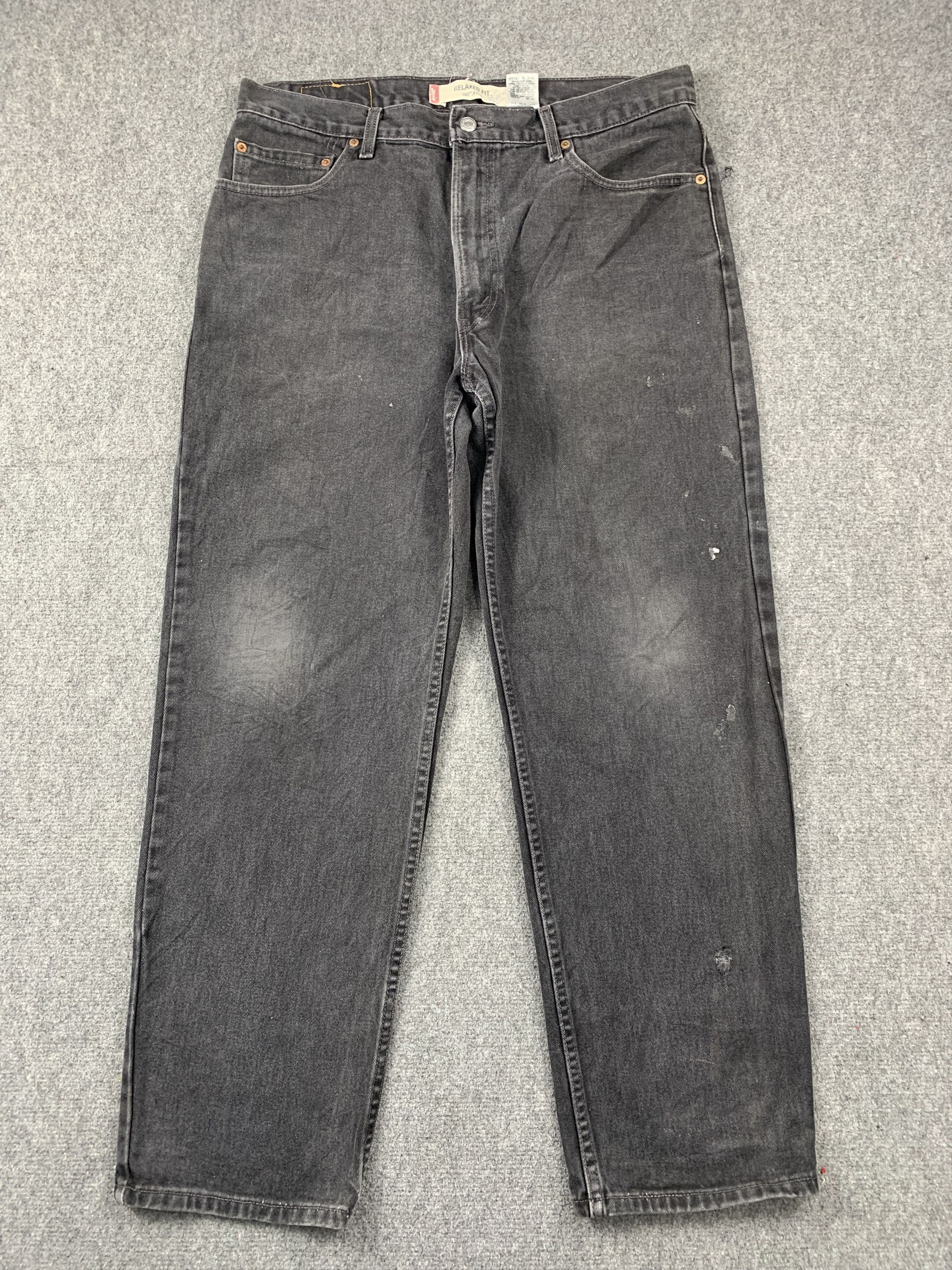Levi's Vintage Levis 550 Faded Black Jeans DP2004 Size US 36 / EU 52 - 1 Thumbnail
