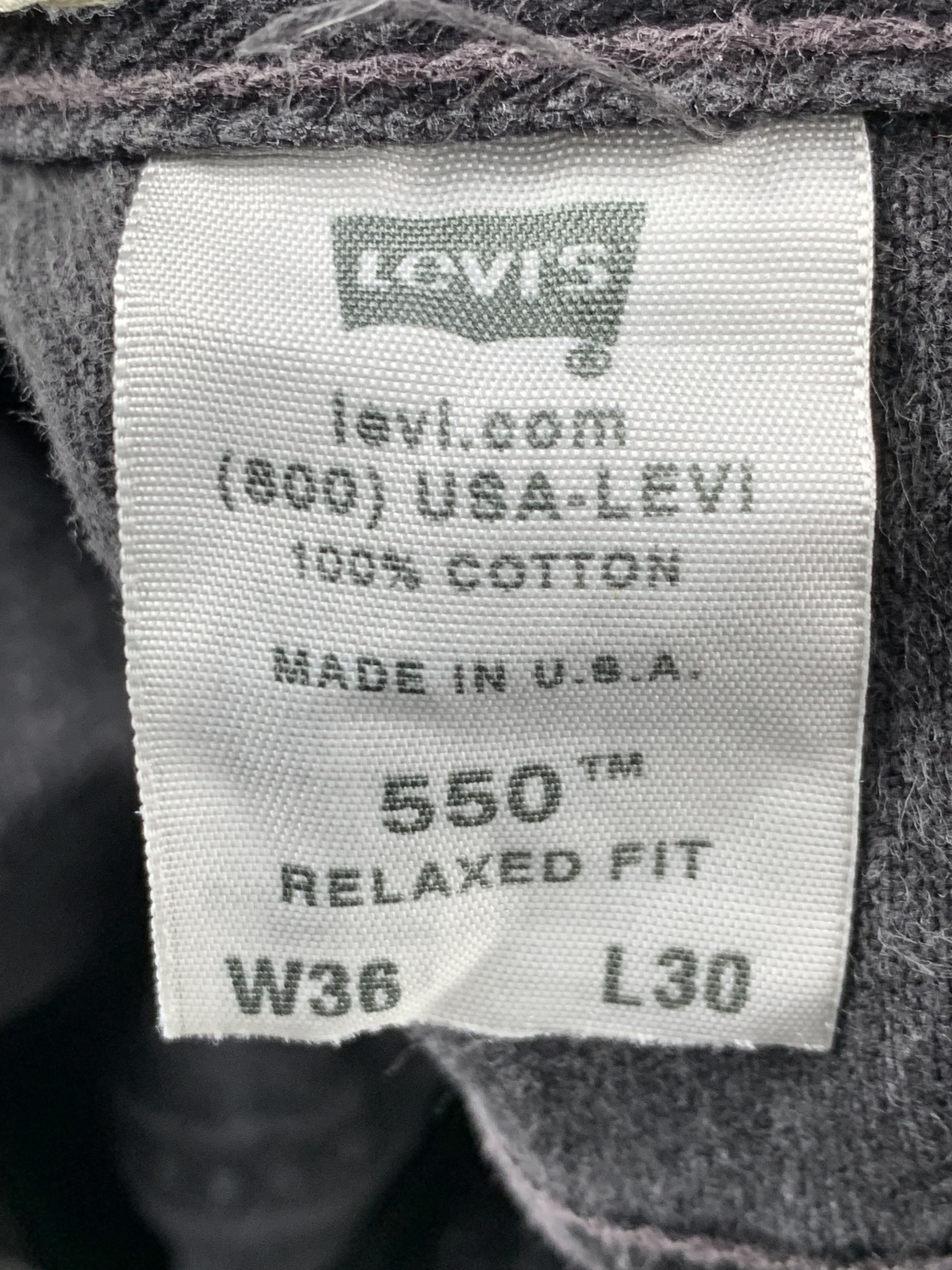 Levi's Vintage Levis 550 Faded Black Jeans DP2004 Size US 36 / EU 52 - 7 Thumbnail