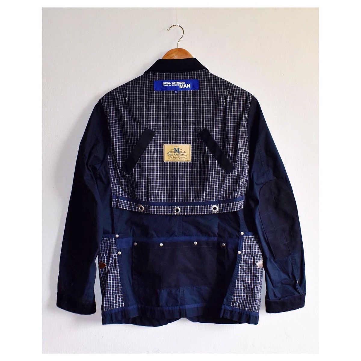 Junya Watanabe JUNYA WATANABE MAN x Seil Marschall patchwork jacket |  Grailed