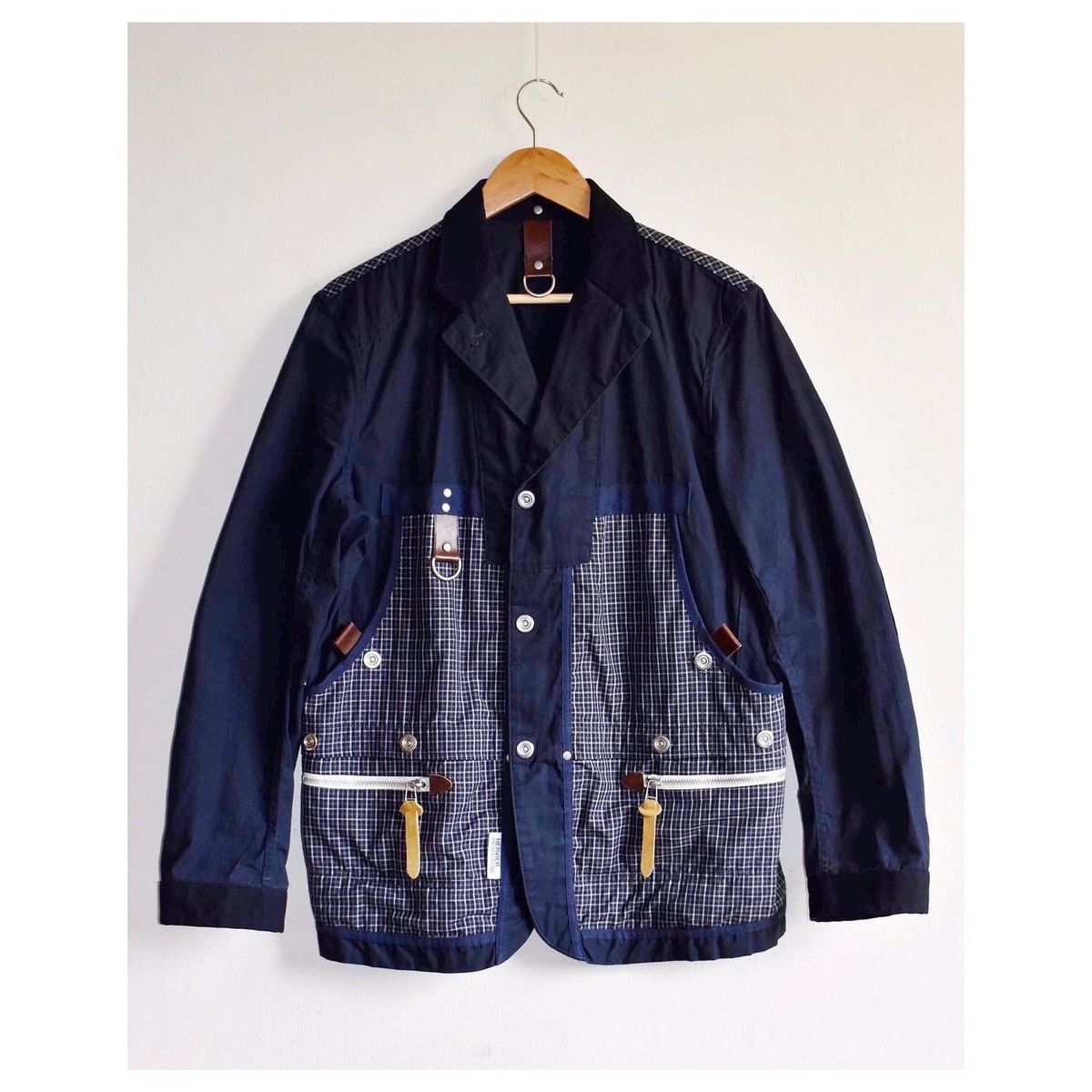 Junya Watanabe JUNYA WATANABE MAN x Seil Marschall patchwork jacket |  Grailed