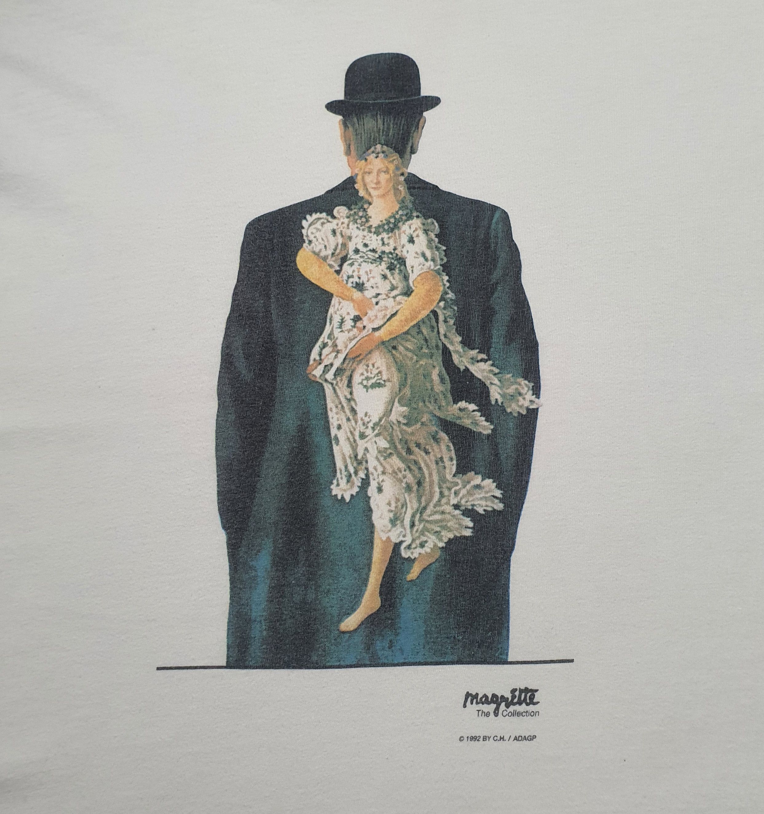 Vintage 1992 Rene Magritte Ladies art 90s collection T shirt M Size US M / EU 48-50 / 2 - 6 Thumbnail