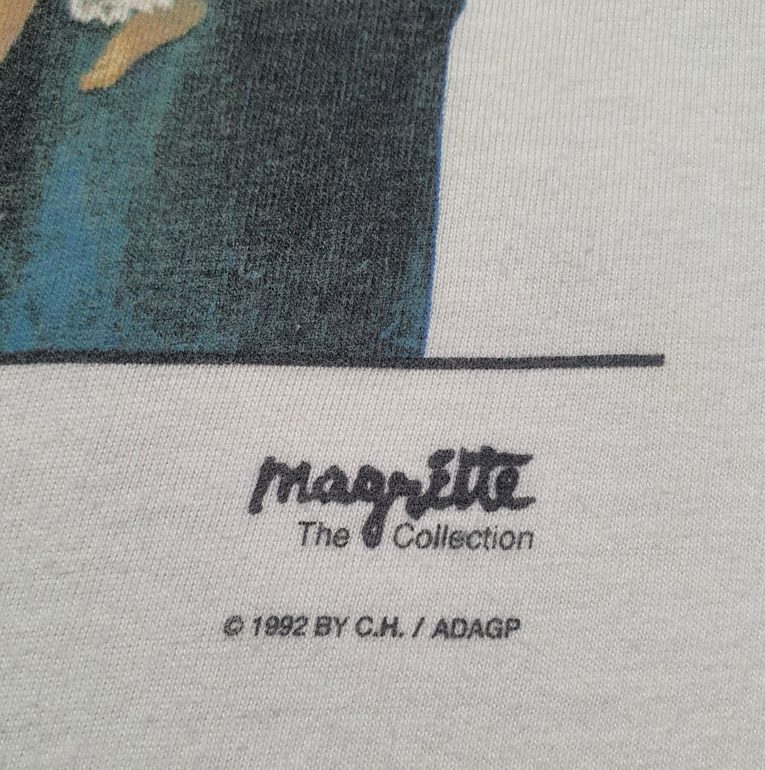 Vintage 1992 Rene Magritte Ladies art 90s collection T shirt M Size US M / EU 48-50 / 2 - 5 Thumbnail