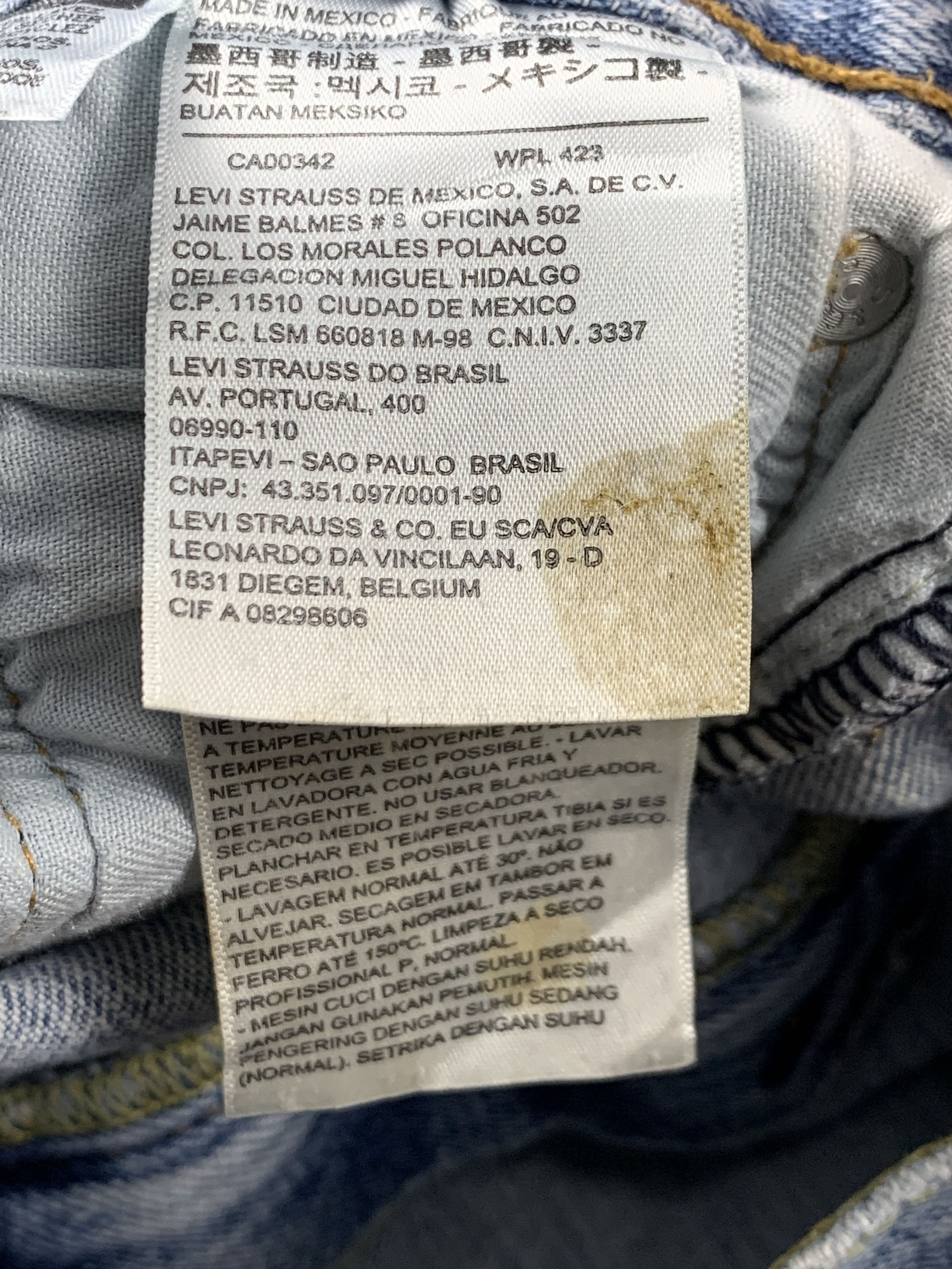 Levi's Vintage Levis 569 Faded Blue Jeans DP2005 Size US 36 / EU 52 - 7 Thumbnail