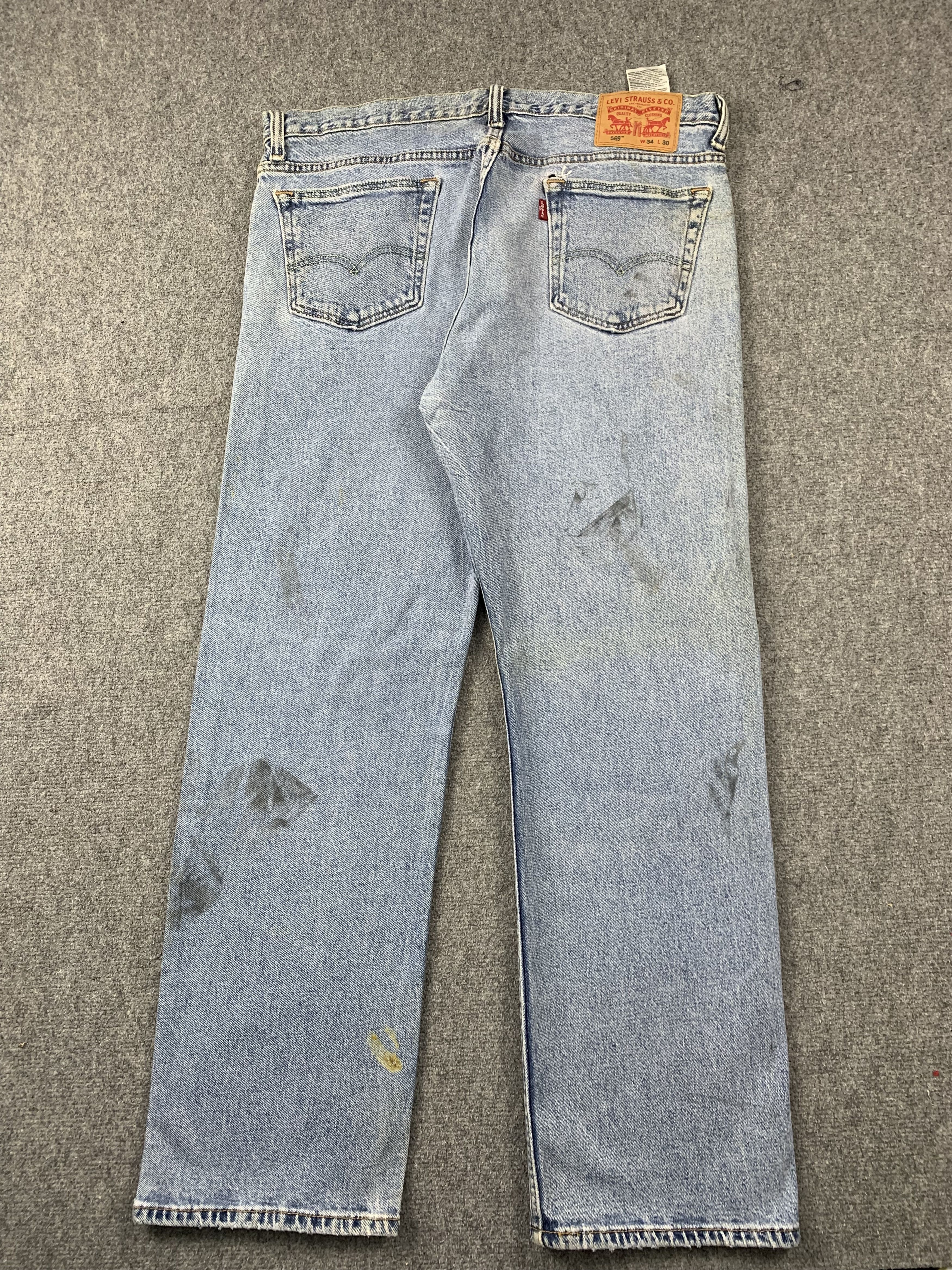 Levi's Vintage Levis 569 Faded Blue Jeans DP2005 Size US 36 / EU 52 - 2 Thumbnail