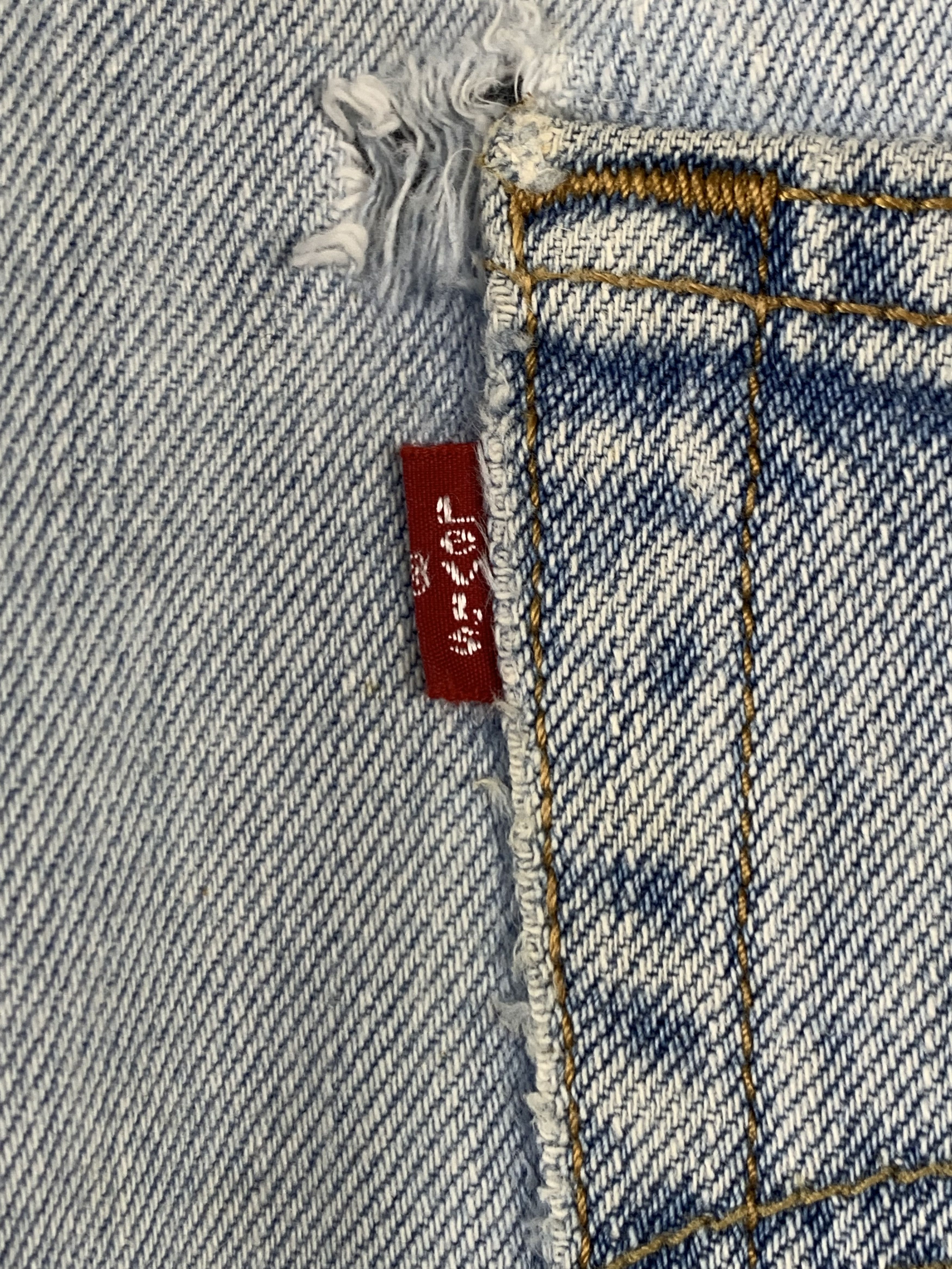 Levi's Vintage Levis 505 Light Wash Jeans DP2006 Size US 35 - 6 Thumbnail