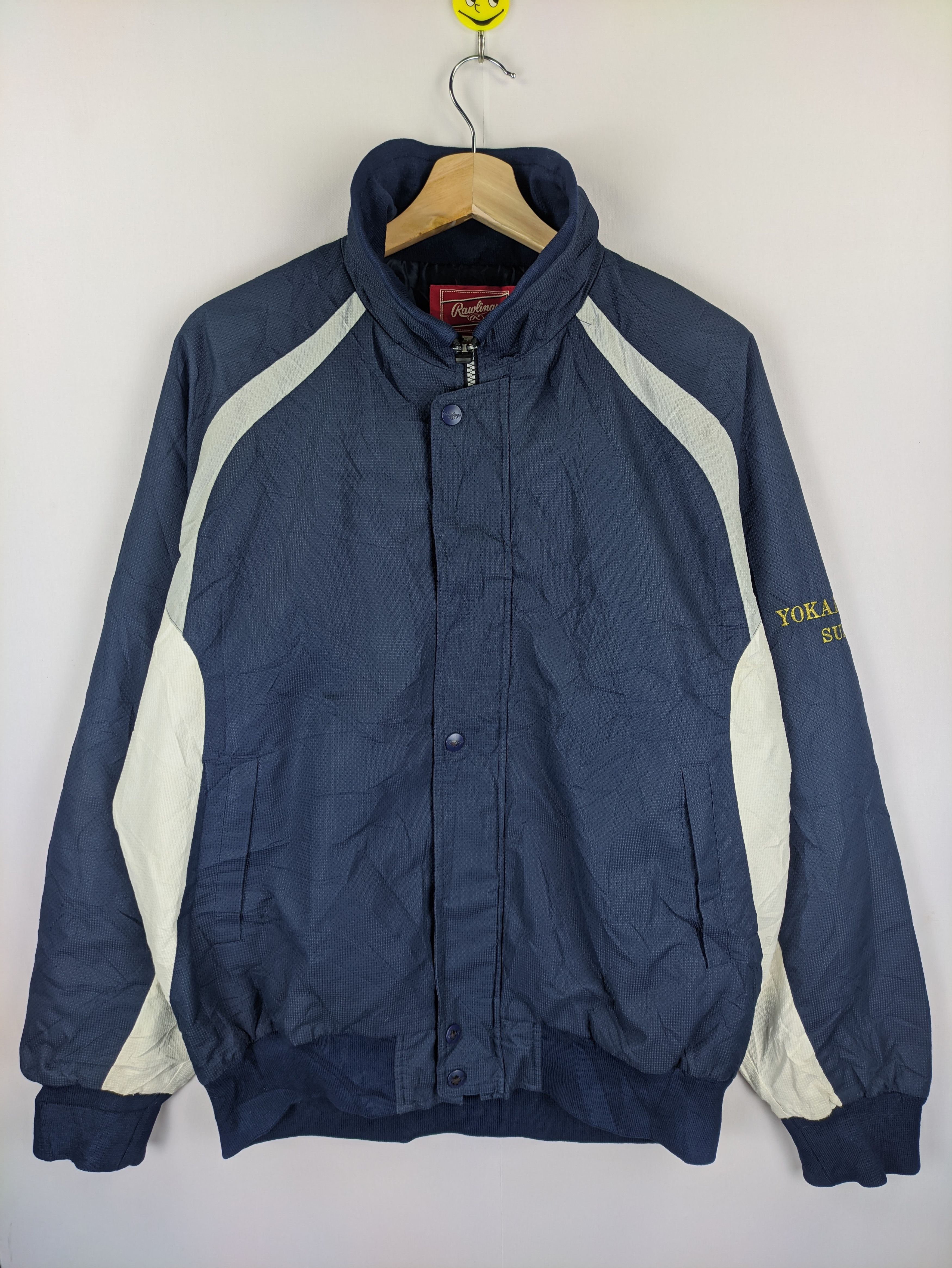 Japanese Brand Steals🔥Baseball Jacket Zip Up by Rawlings Size US L / EU 52-54 / 3 - 1 Thumbnail