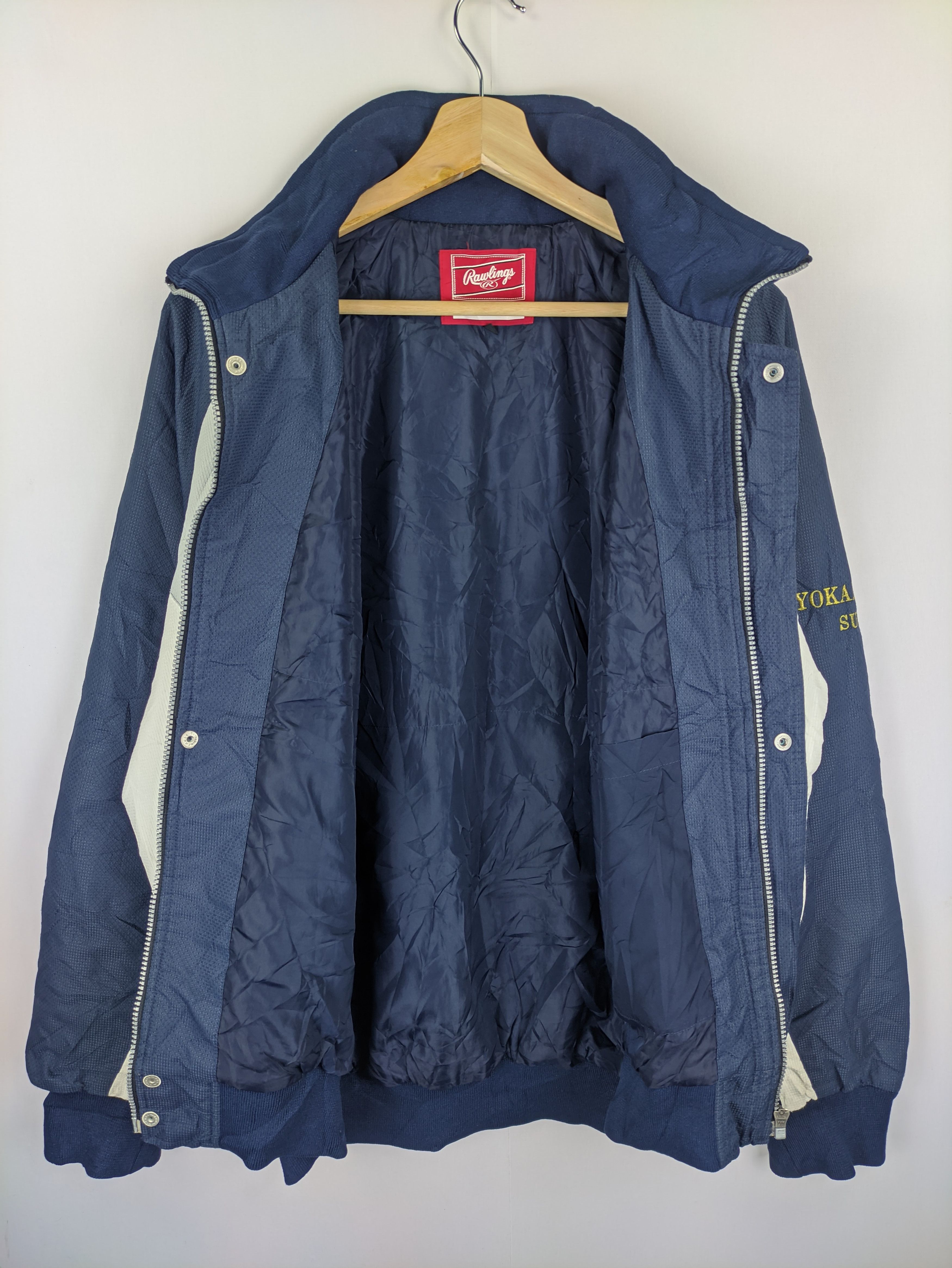 Japanese Brand Steals🔥Baseball Jacket Zip Up by Rawlings Size US L / EU 52-54 / 3 - 5 Thumbnail