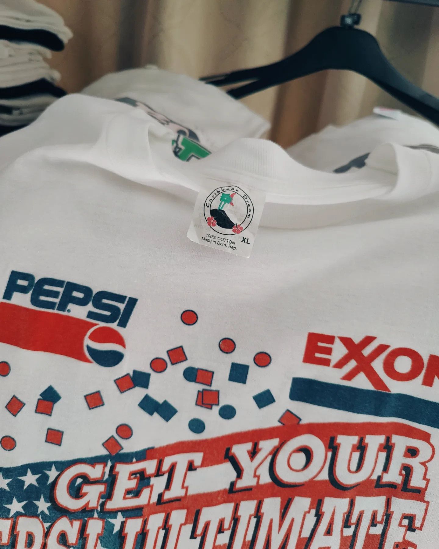 Pepsi × Vintage vintage 90s Pepsi x Exxon Size US XL / EU 56 / 4 - 2 Thumbnail