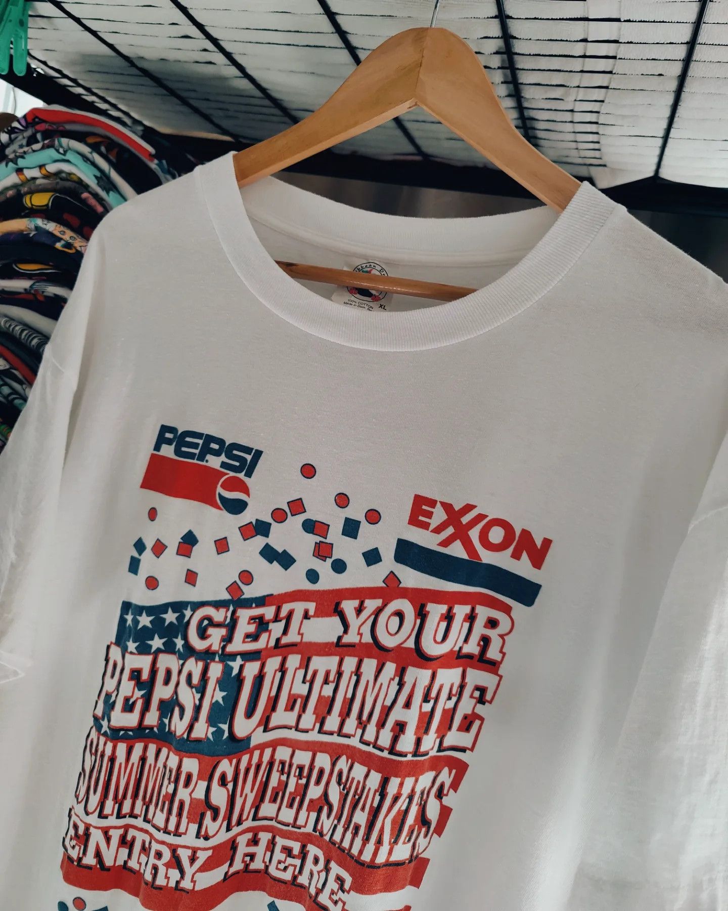 Pepsi × Vintage vintage 90s Pepsi x Exxon Size US XL / EU 56 / 4 - 4 Thumbnail