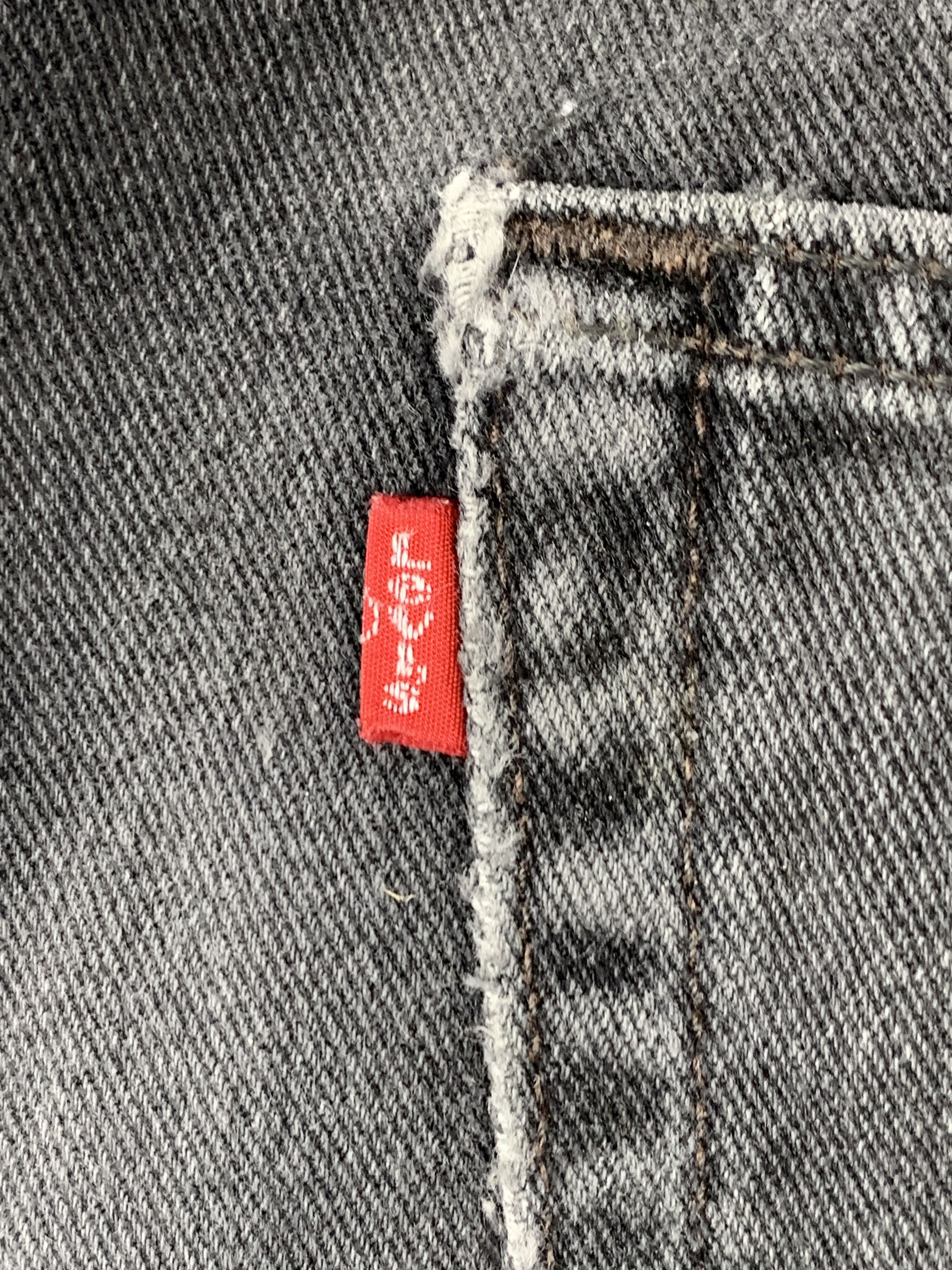 Levi's Vintage Levis 505 Faded Black Jeans DP2008 Size US 36 / EU 52 - 6 Thumbnail
