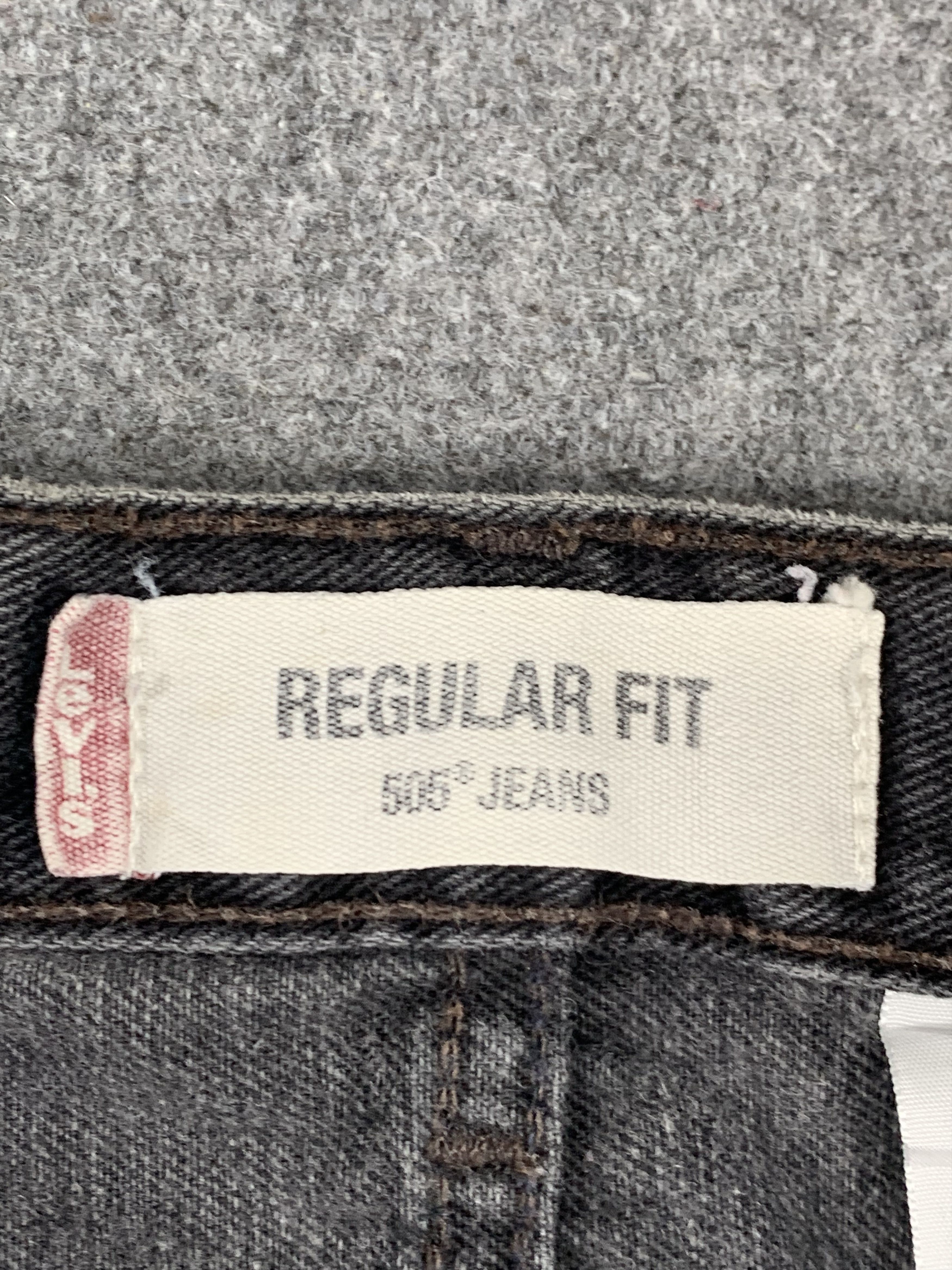 Levi's Vintage Levis 505 Faded Black Jeans DP2008 Size US 36 / EU 52 - 14 Thumbnail