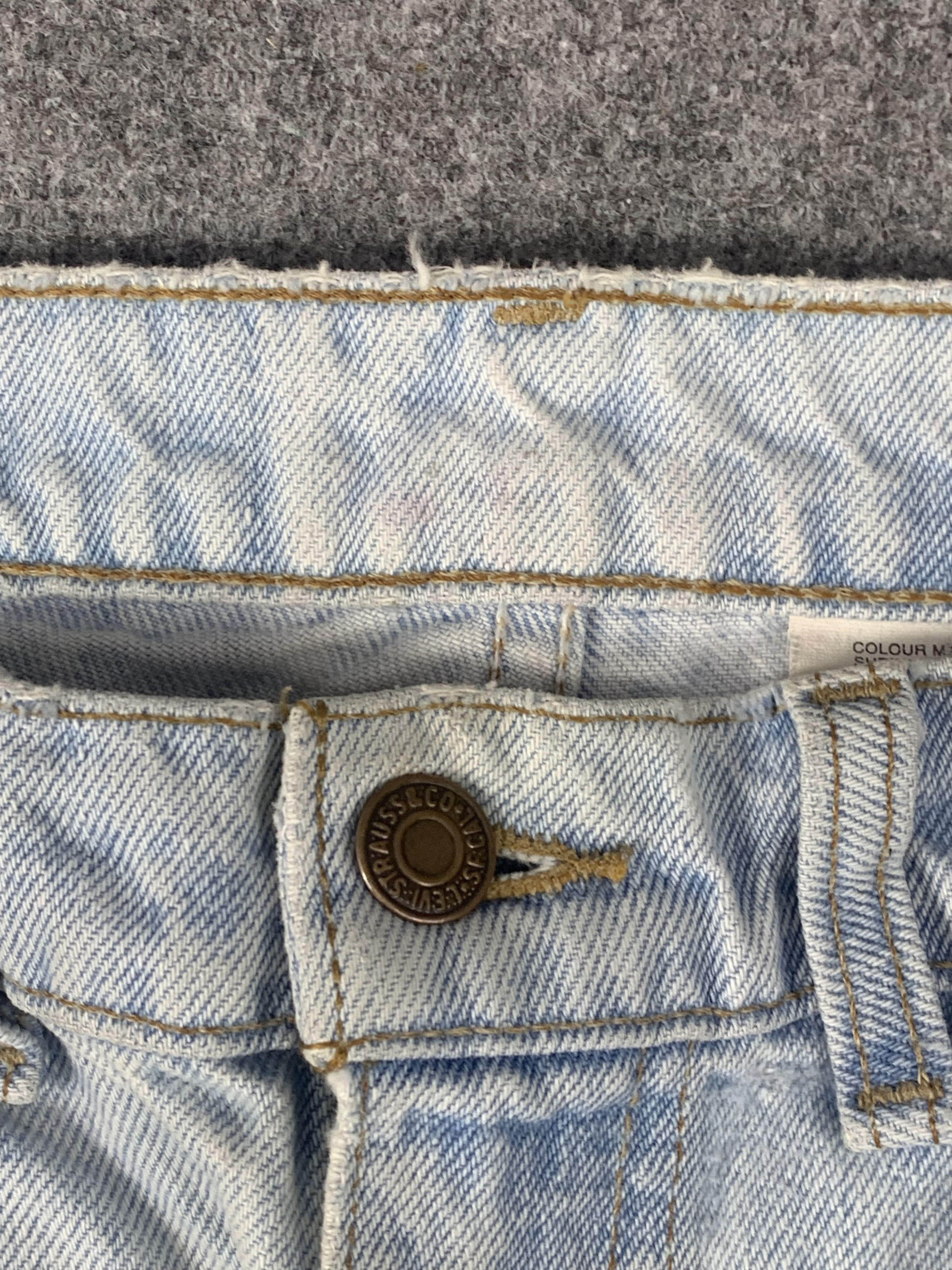 Levi's Vintage 90s Levis Orange Tab Light Wash Jeans DP2009 Size US 35 - 8 Thumbnail