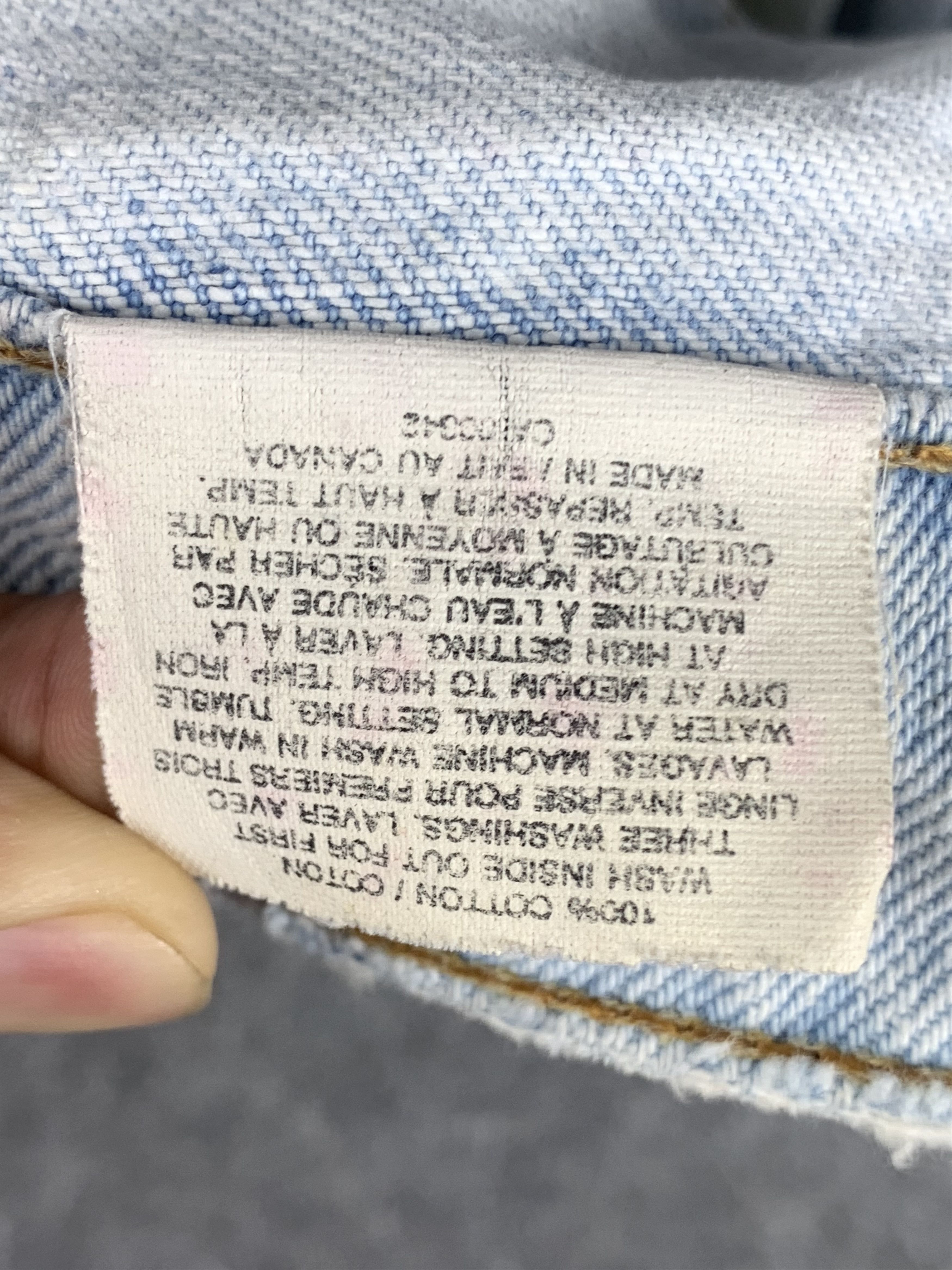 Levi's Vintage 90s Levis Orange Tab Light Wash Jeans DP2009 Size US 35 - 7 Thumbnail