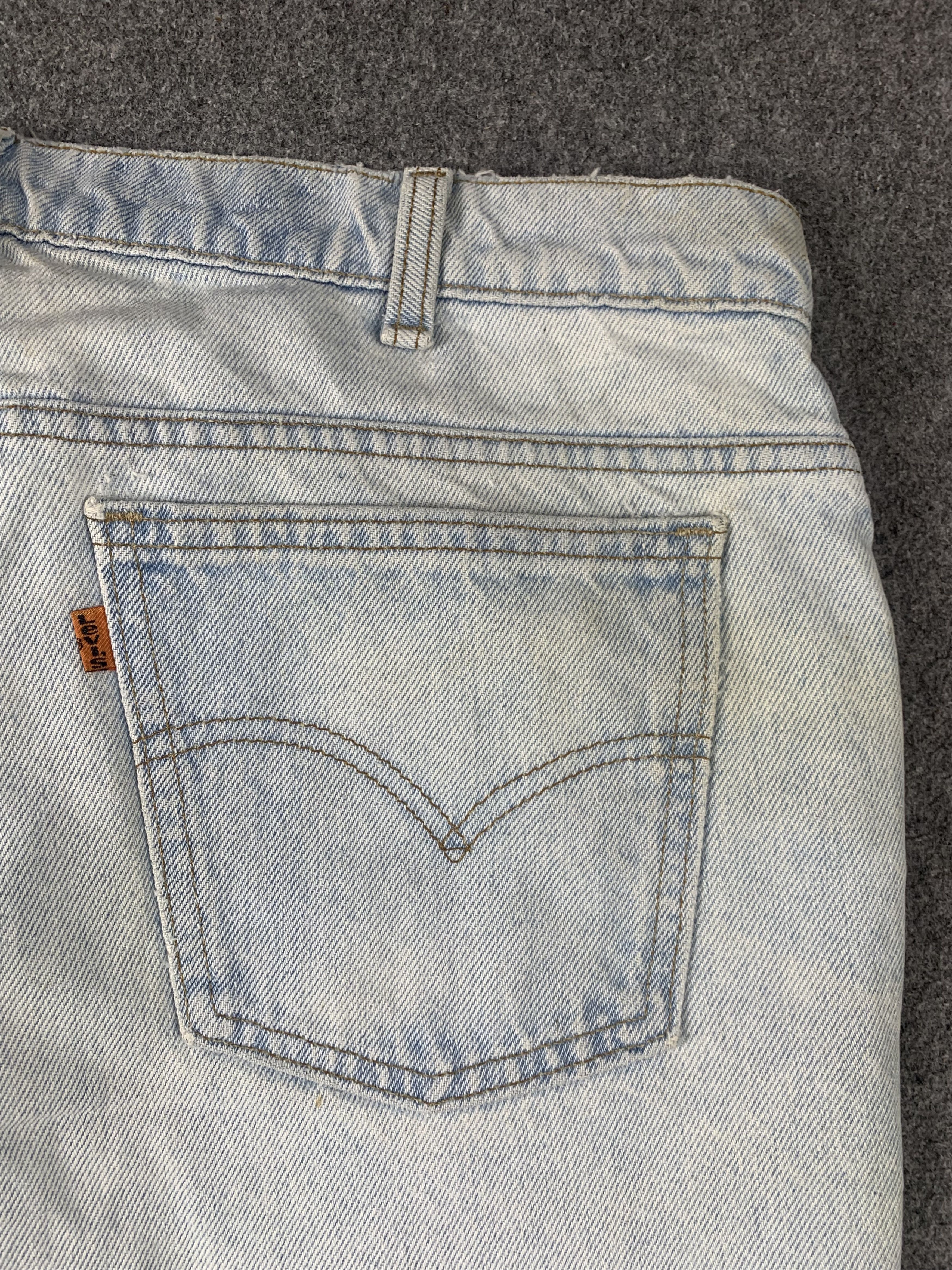 Levi's Vintage 90s Levis Orange Tab Light Wash Jeans DP2009 Size US 35 - 19 Thumbnail