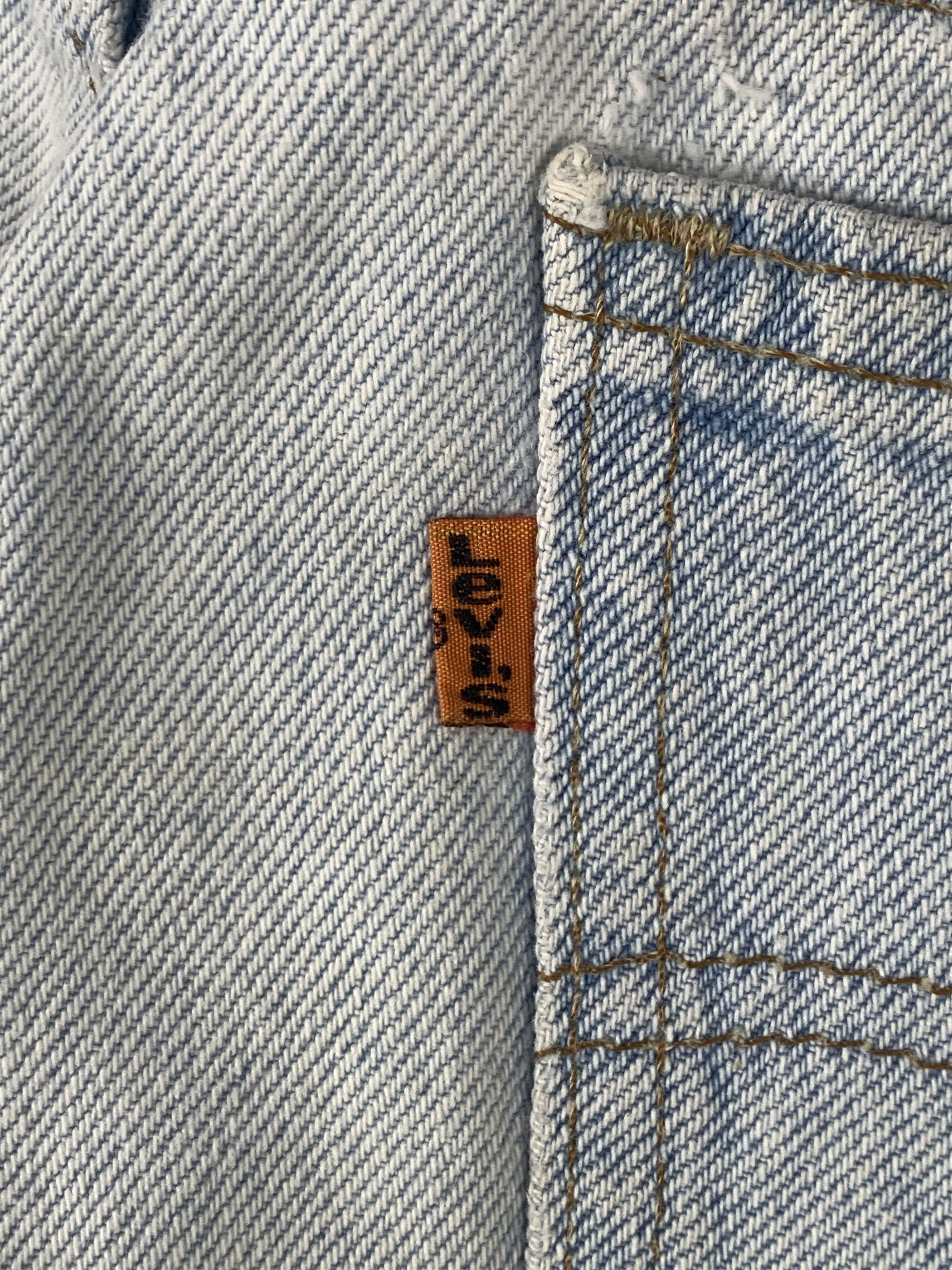Levi's Vintage 90s Levis Orange Tab Light Wash Jeans DP2009 Size US 35 - 5 Thumbnail