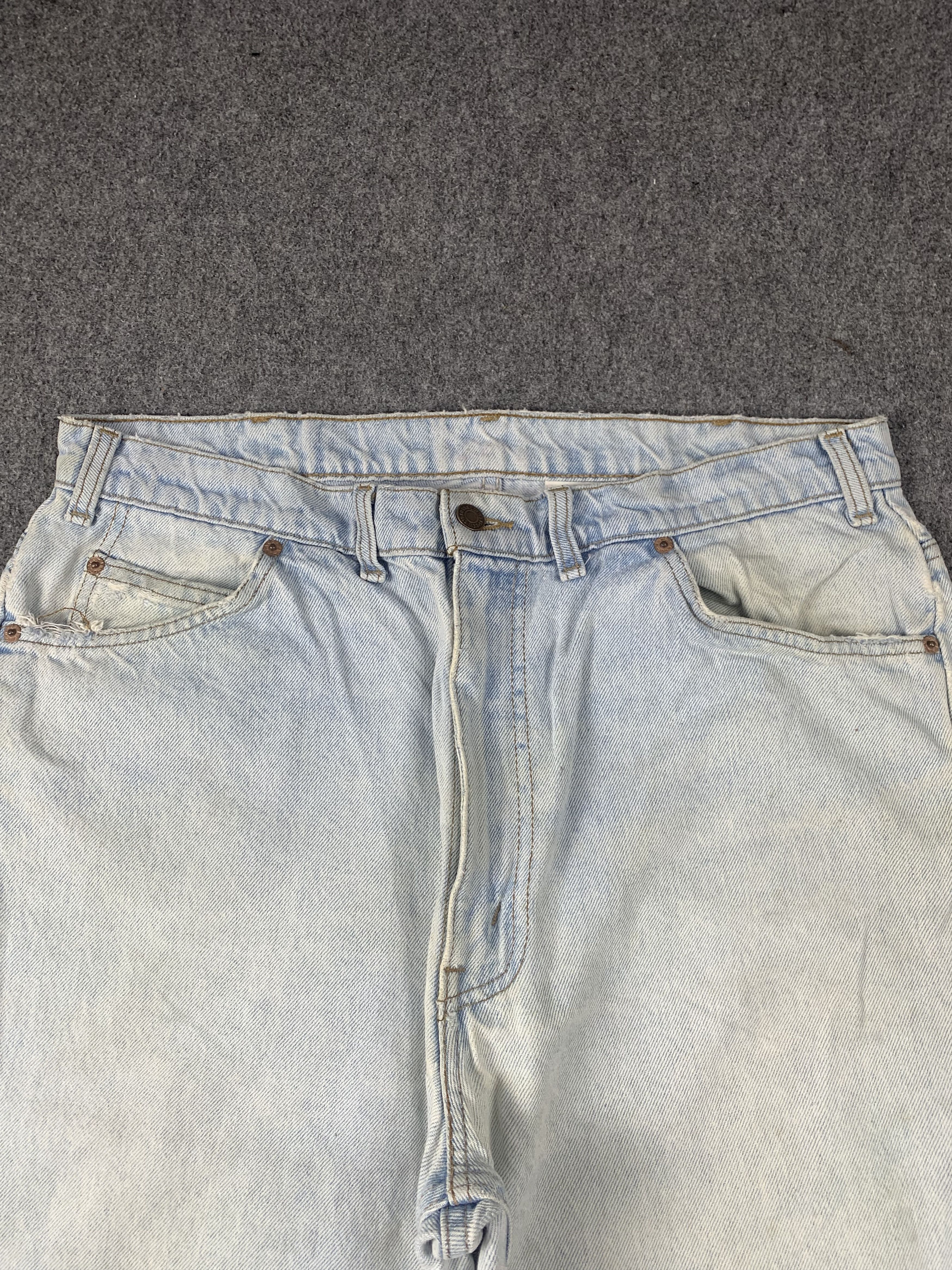 Levi's Vintage 90s Levis Orange Tab Light Wash Jeans DP2009 Size US 35 - 2 Thumbnail