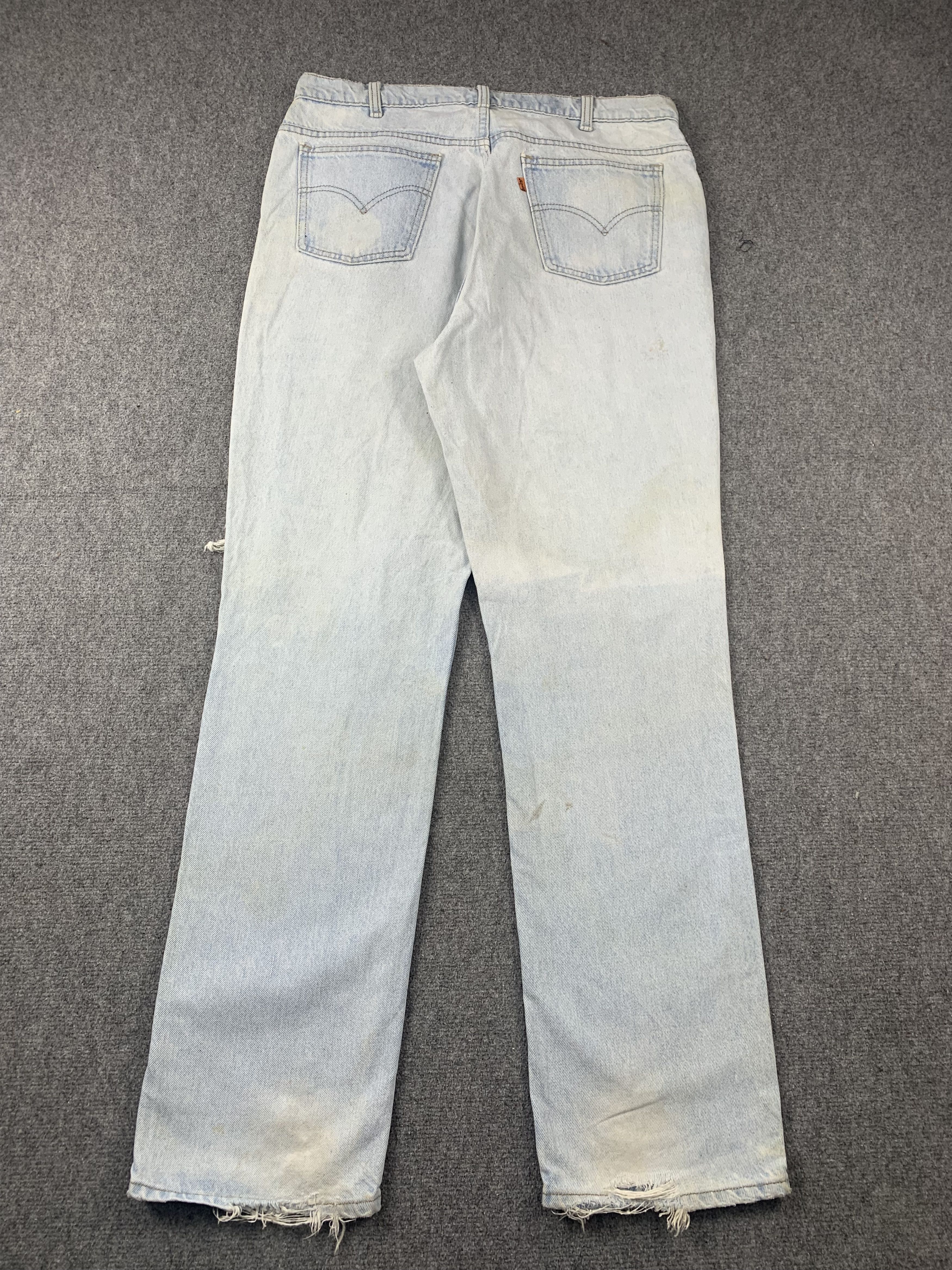 Levi's Vintage 90s Levis Orange Tab Light Wash Jeans DP2009 Size US 35 - 3 Thumbnail