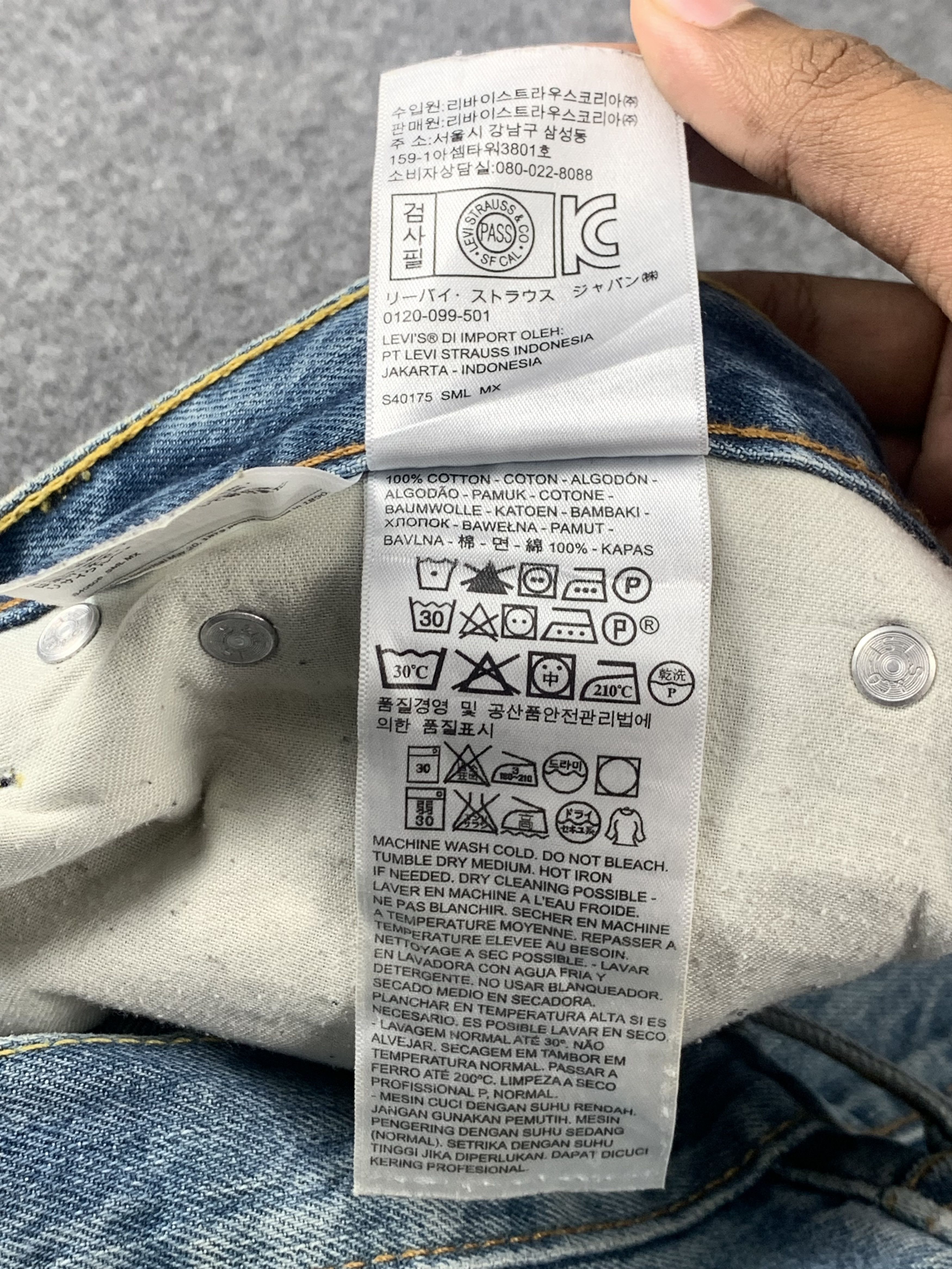 Levi's × Vintage Vintage Levis 508 Faded Blue Jeans DP2010 Size US 34 / EU 50 - 8 Thumbnail
