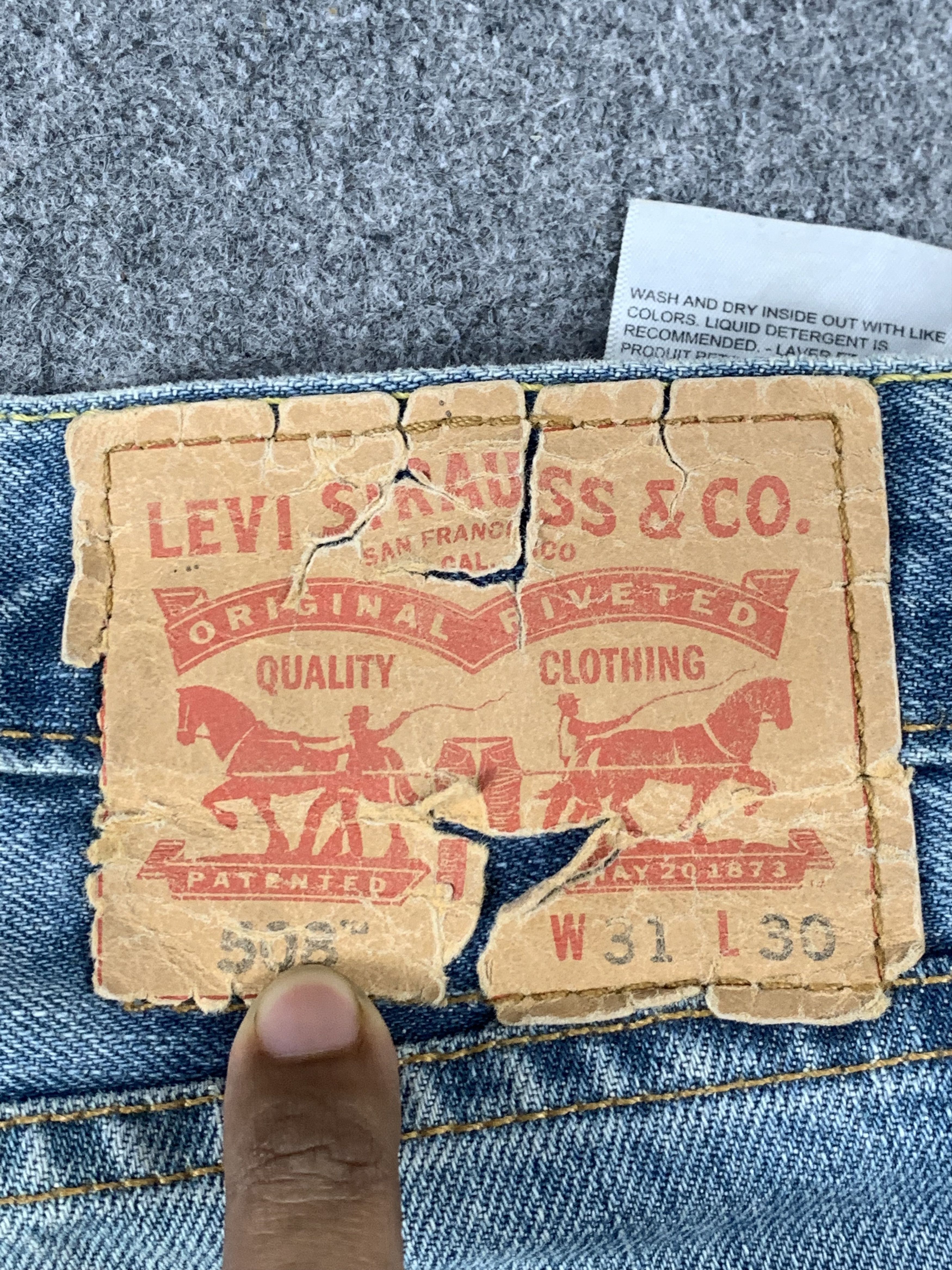 Levi's × Vintage Vintage Levis 508 Faded Blue Jeans DP2010 Size US 34 / EU 50 - 5 Thumbnail